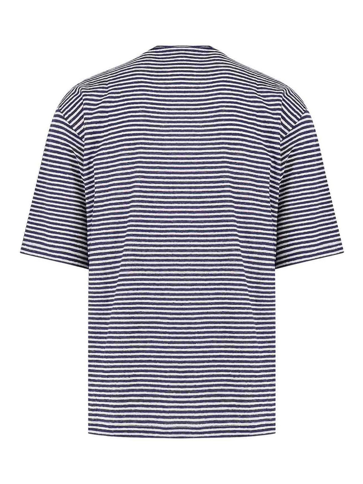 T-Shirt and blue pole S78GD0104S23601001F (Dsquared2 / シャツ・ブラウス ) | Dsquared2 (ディースクエアード)(1)