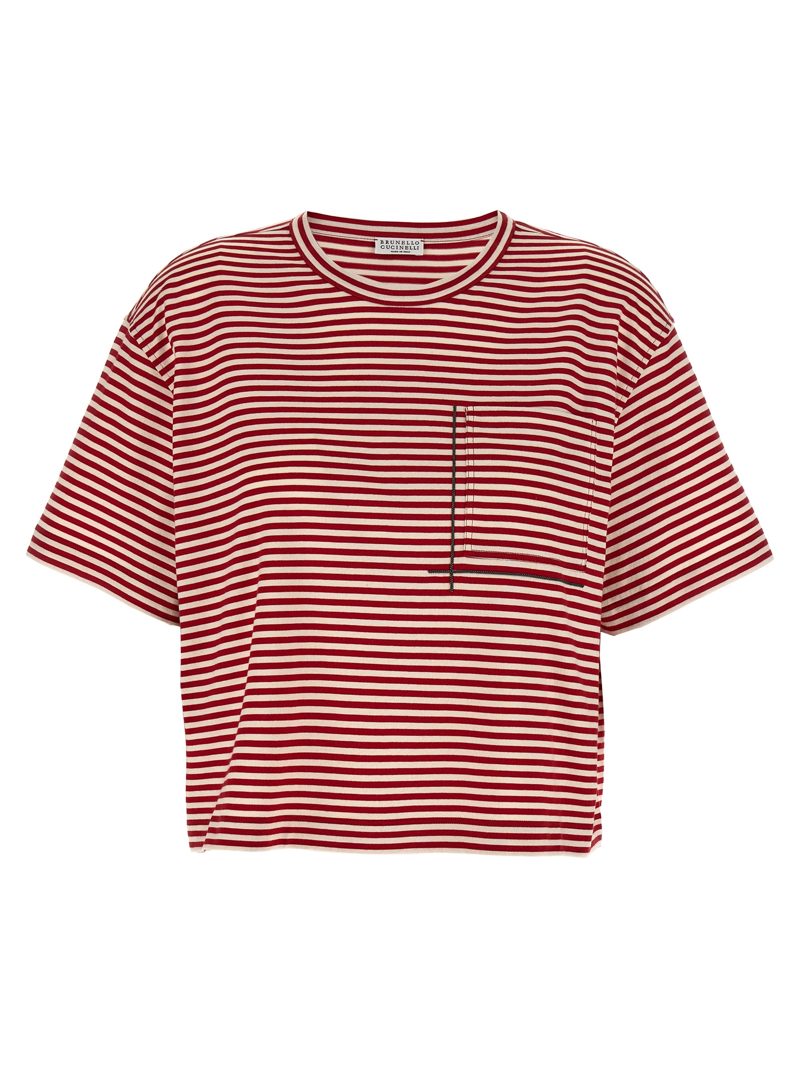 'Shiny Pocket Detail' T-shirt ML929HA810C7048 (Brunello Cucinelli / Tシャツ・カットソー ) | Brunello Cucinelli (ブルネロ・クチネリ)