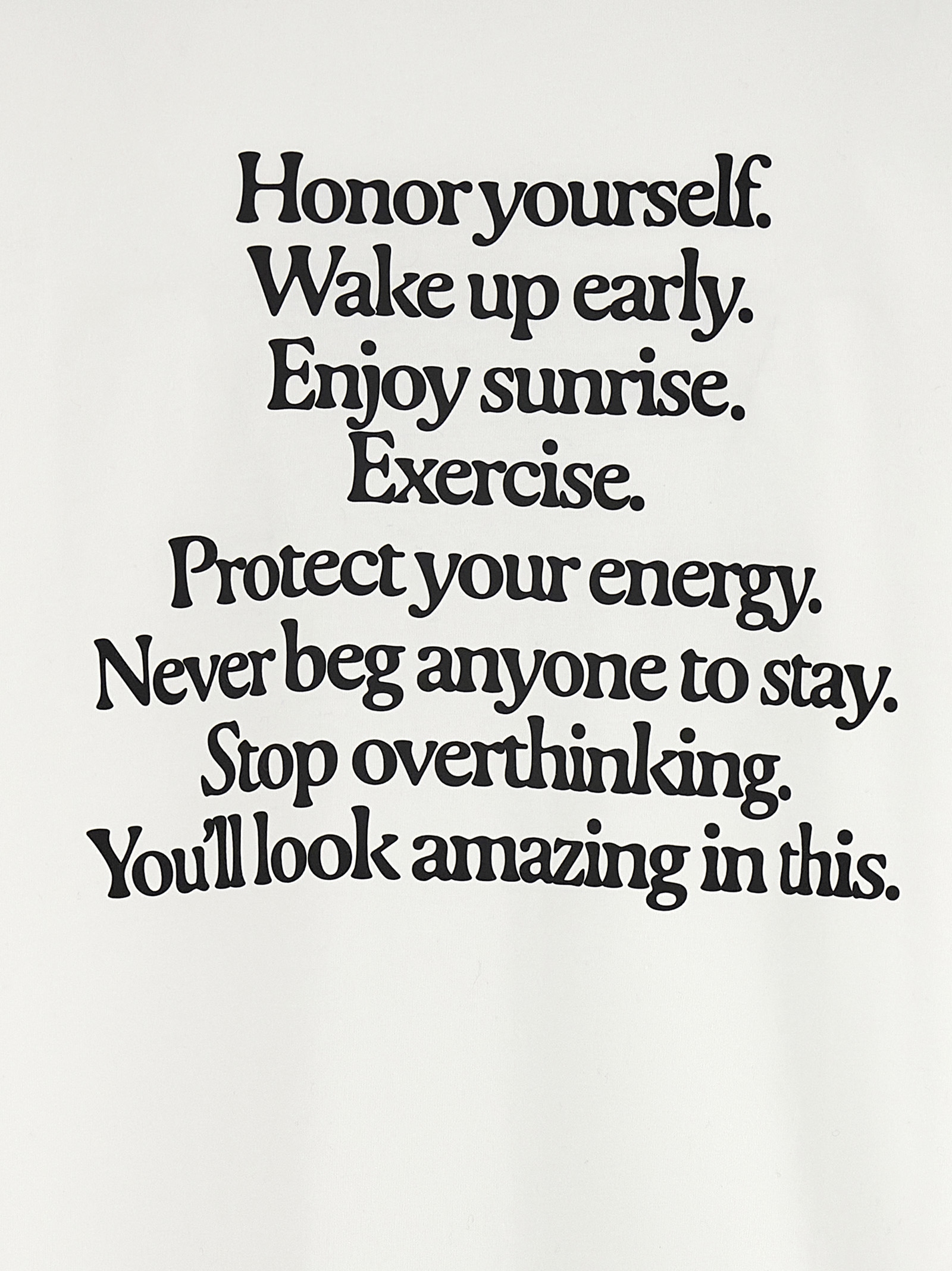 'Manifesto' T-shirt NATT008BIANCO (Not After Ten / Tシャツ・カットソー ) | Not After Ten (ノットアフターテン)(3)