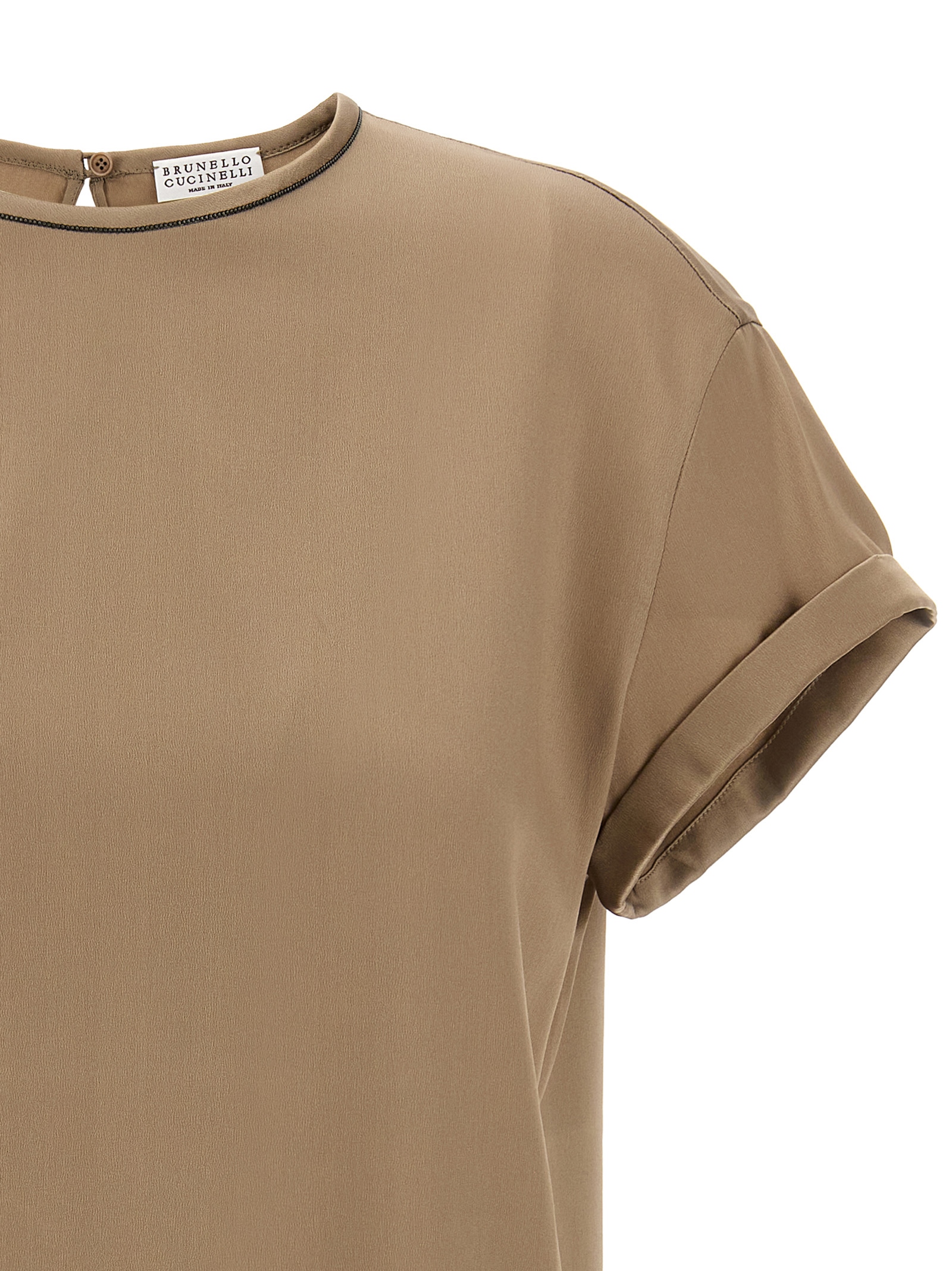 Monile Silk blouse M0C59DE310C2874 (Brunello Cucinelli / シャツ・ブラウス ) | Brunello Cucinelli (ブルネロ・クチネリ)(2)