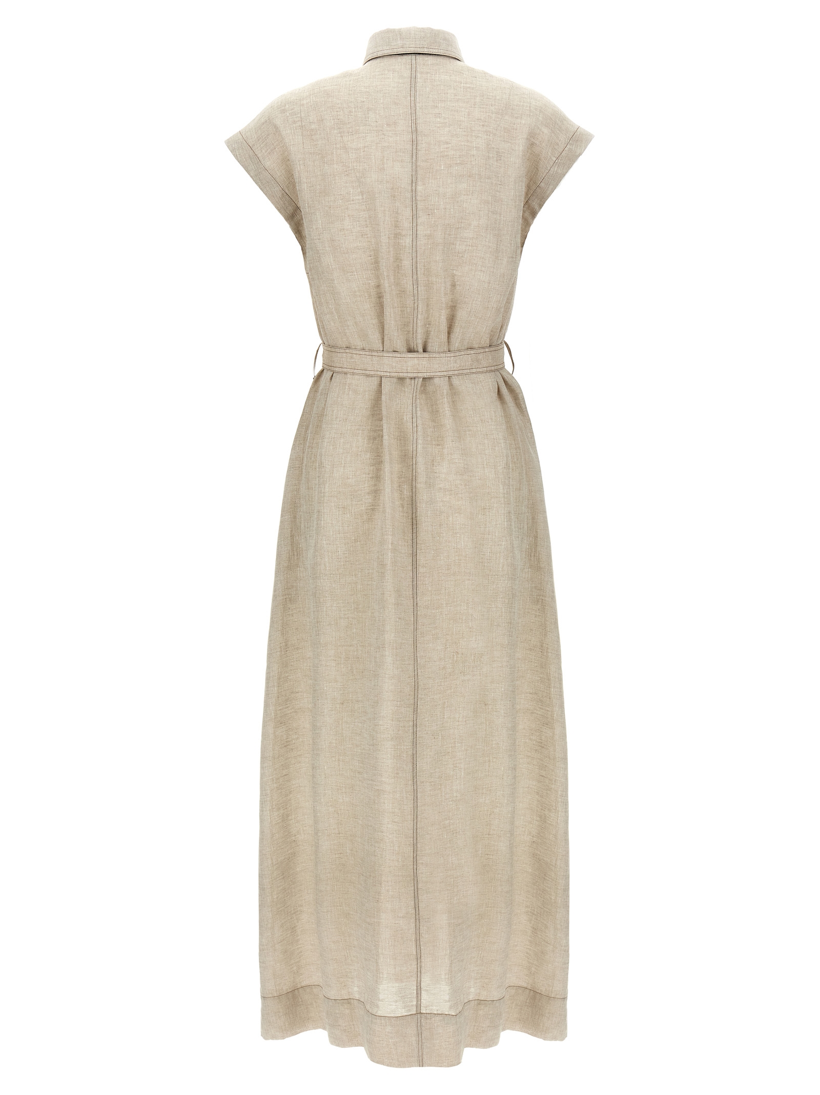 Linen dress MM633AHA92C200 (Brunello Cucinelli / ワンピース・ドレス・オールインワン ) | Brunello Cucinelli (ブルネロ・クチネリ)(1)