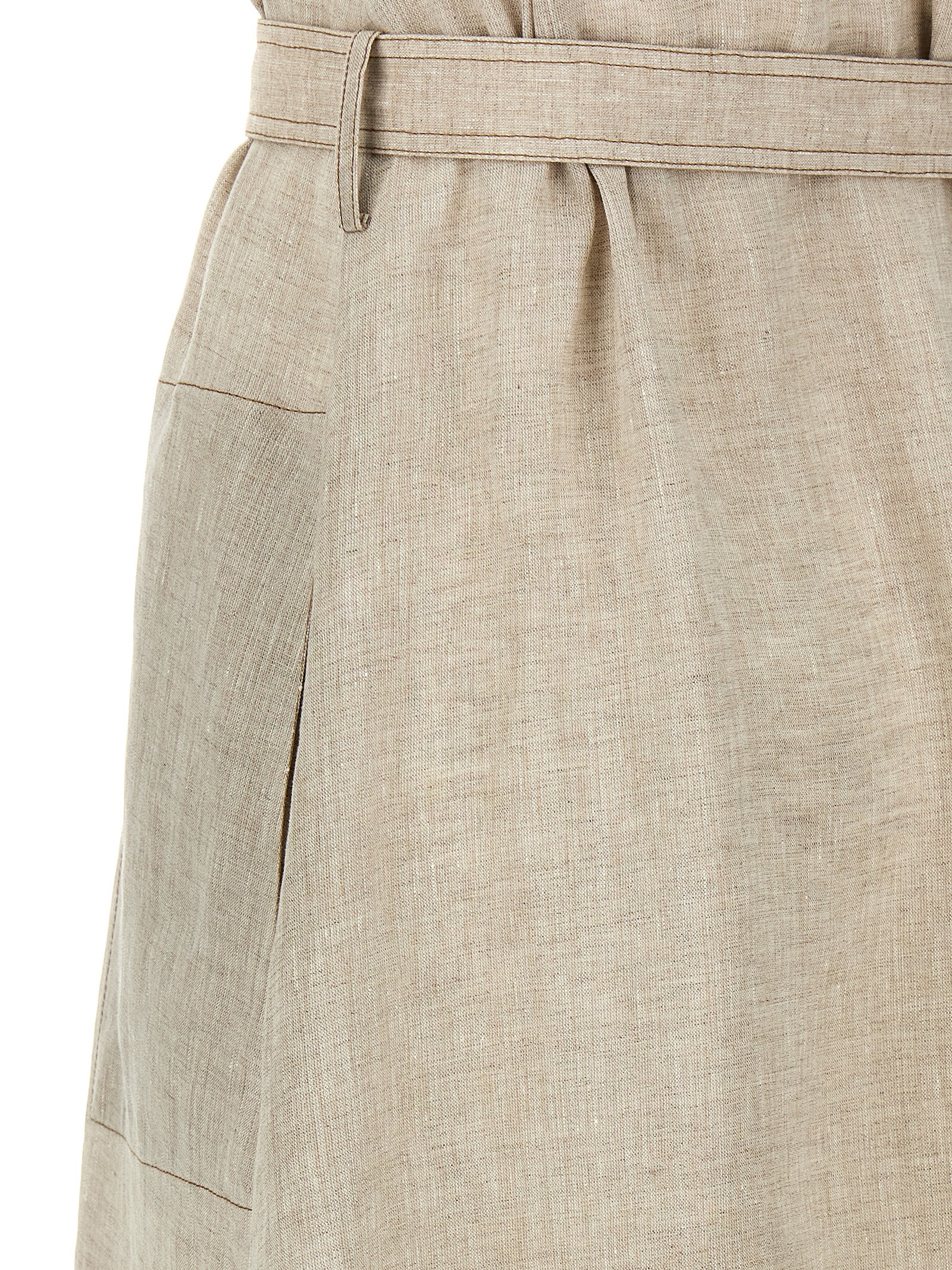 Linen dress MM633AHA92C200 (Brunello Cucinelli / ワンピース・ドレス・オールインワン ) | Brunello Cucinelli (ブルネロ・クチネリ)(3)