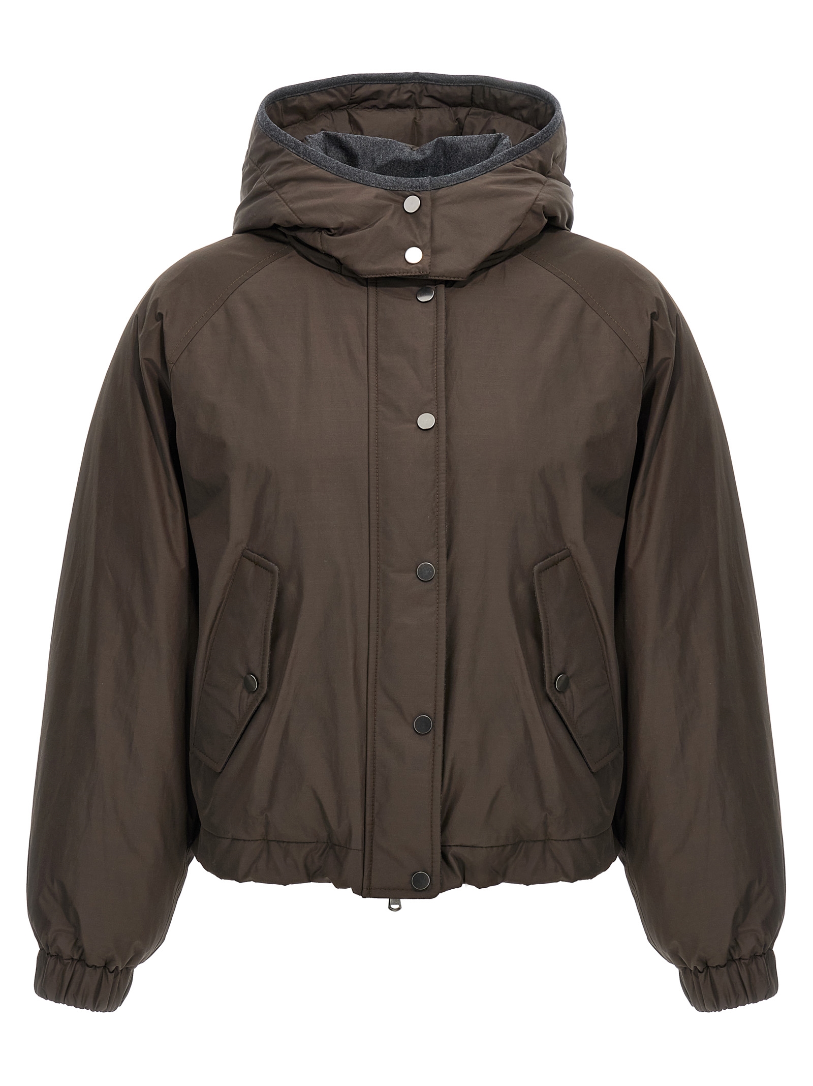 Cropped down jacket MG5017835PC4228 (Brunello Cucinelli / ダウンジャケット・コート ) | Brunello Cucinelli (ブルネロ・クチネリ)