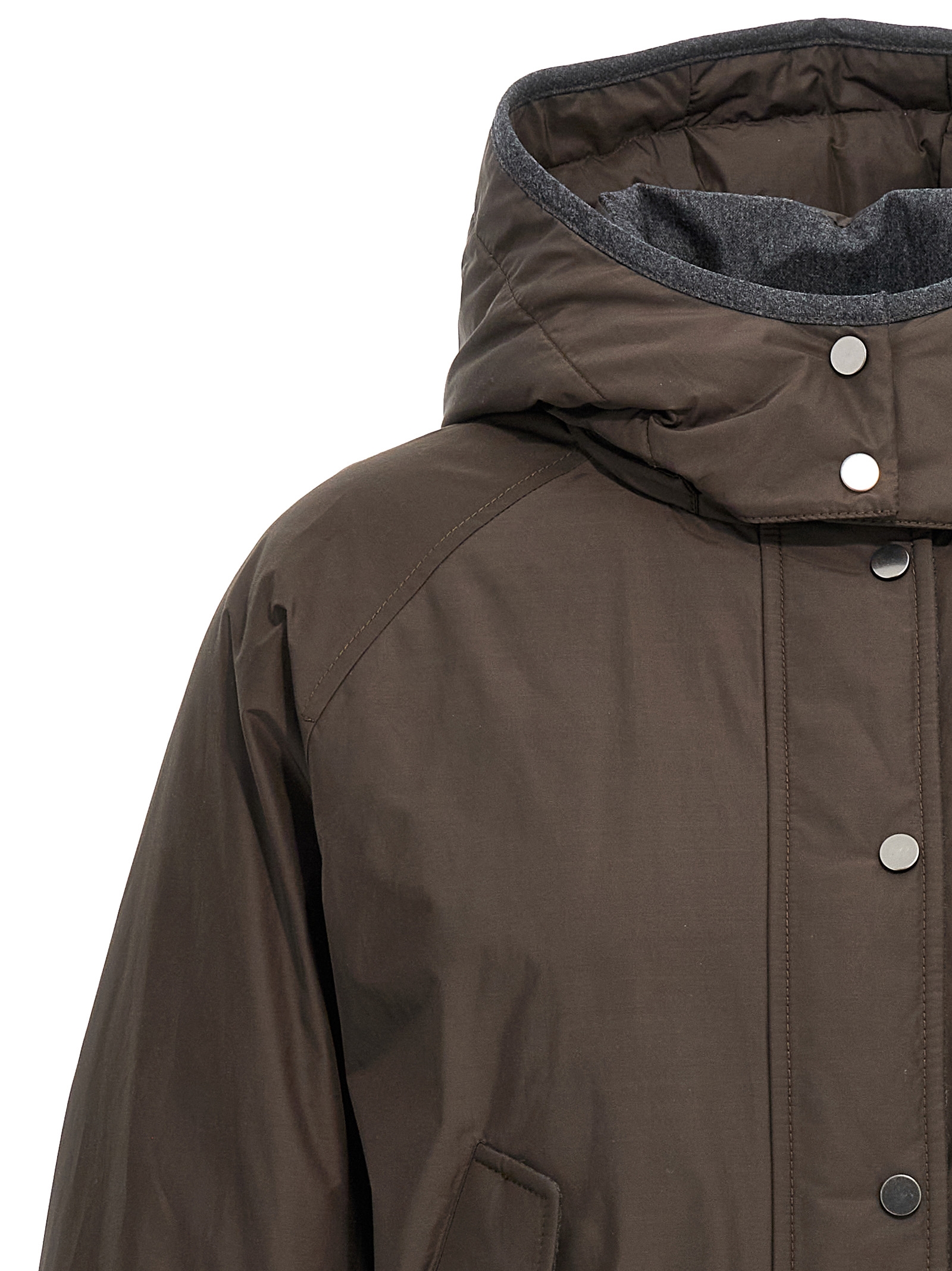 Cropped down jacket MG5017835PC4228 (Brunello Cucinelli / ダウンジャケット・コート ) | Brunello Cucinelli (ブルネロ・クチネリ)(3)