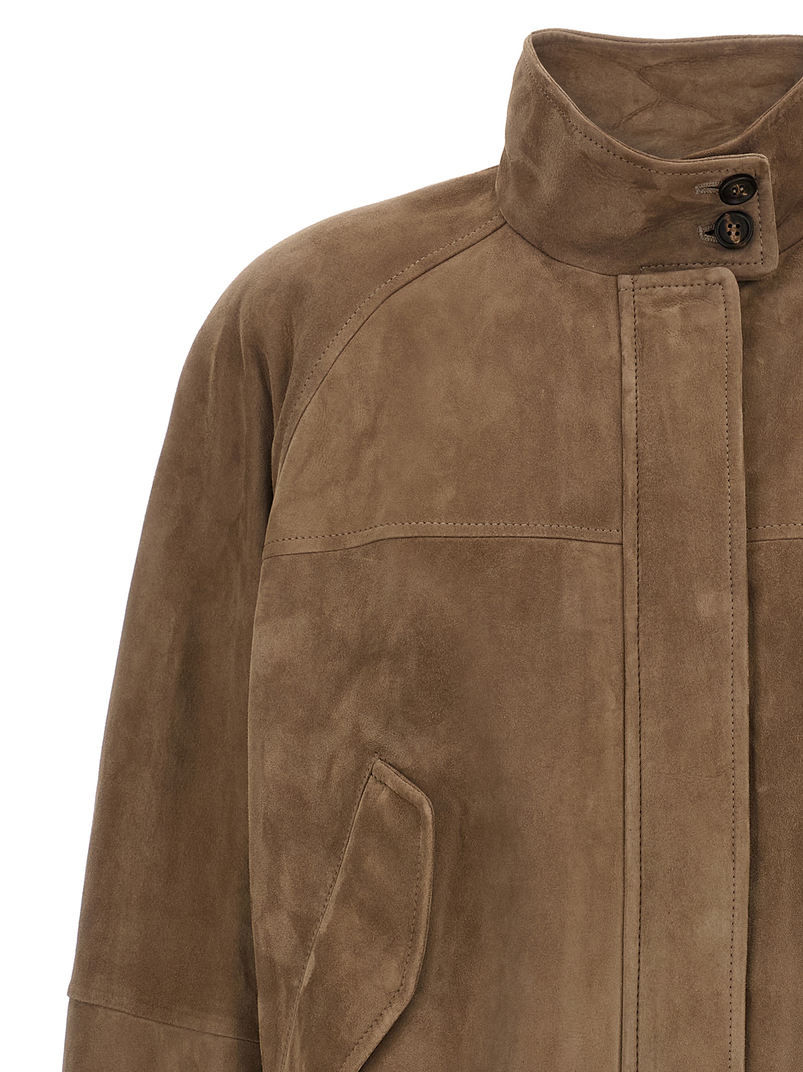 Monile suede jacket MPCAI7691PC4191 (Brunello Cucinelli / レザー&ファージャケット・コート ) | Brunello Cucinelli (ブルネロ・クチネリ)(2)