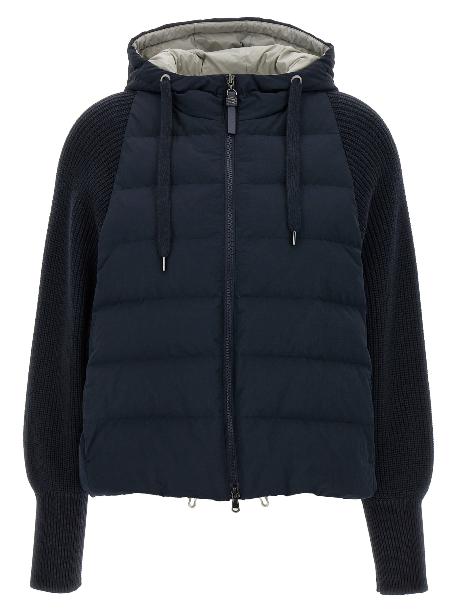 Two-material puffer jacket MD5997699PCZQ73 (Brunello Cucinelli / ダウンジャケット・コート ) | Brunello Cucinelli (ブルネロ・クチネリ)