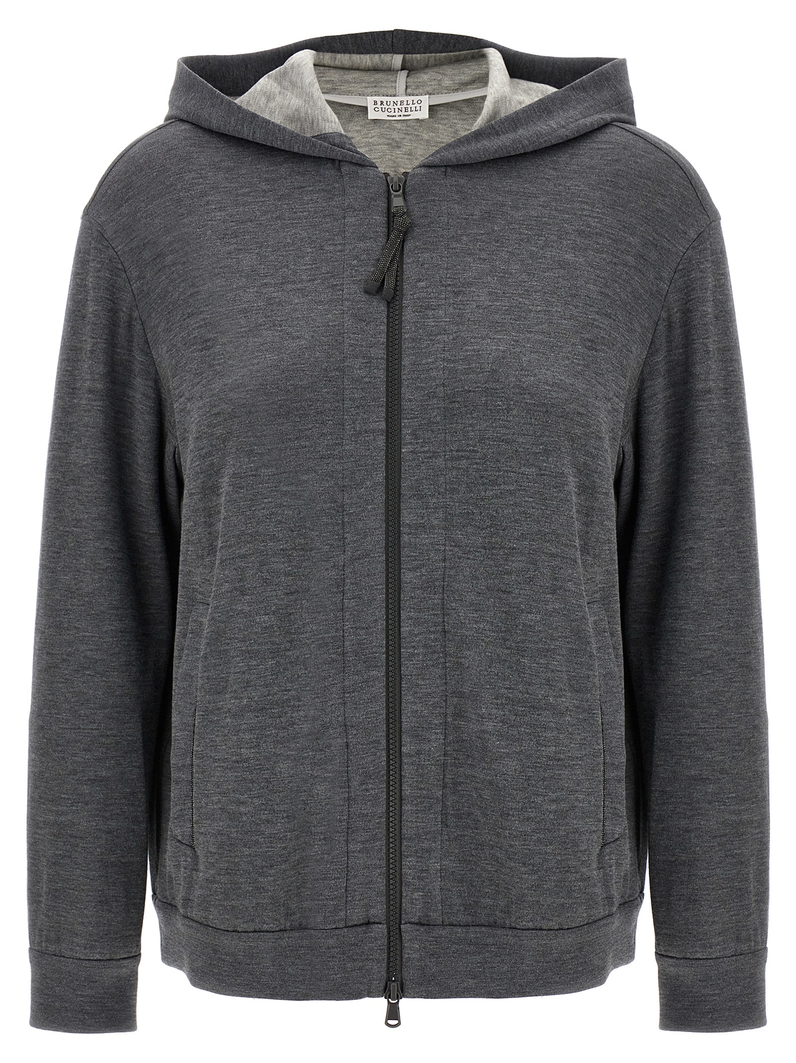 'Precious Zipper Pull' Hoodie MP828SB806C572 (Brunello Cucinelli / スウェット・フーディー ) | Brunello Cucinelli (ブルネロ・クチネリ)