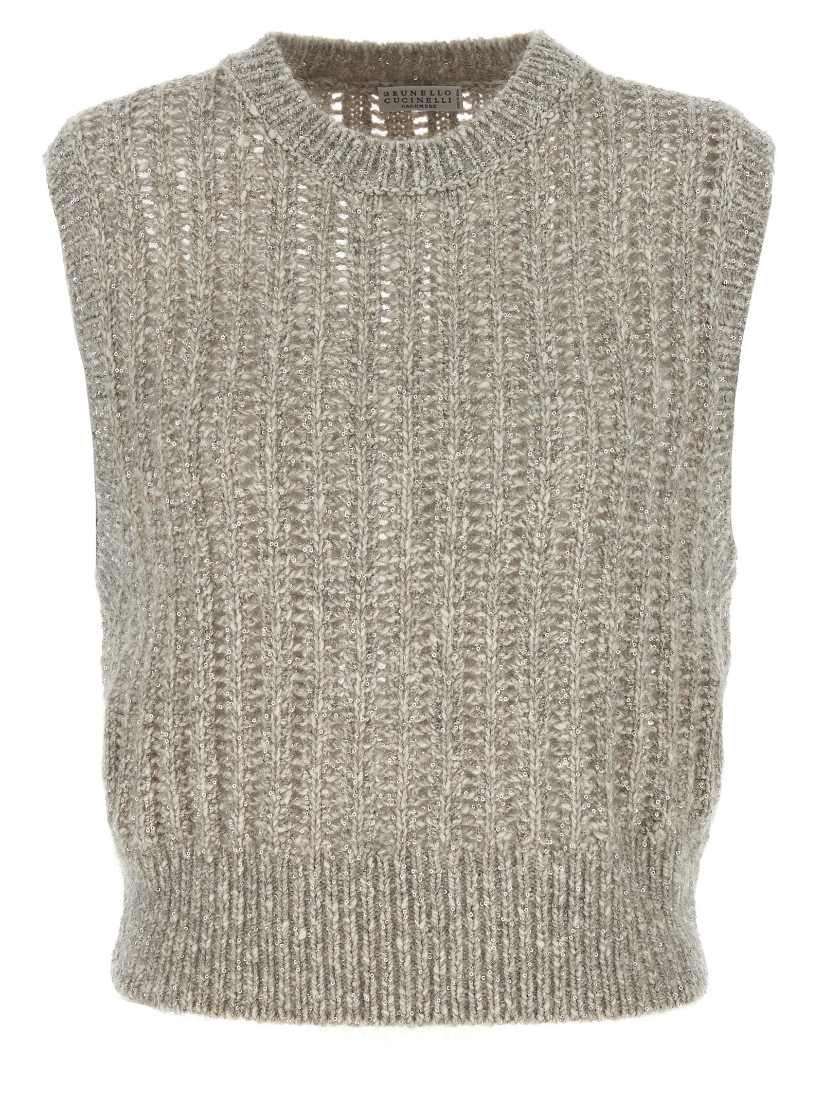 'Rustic Dazzling Net' vest MGN364300PCFE47 (Brunello Cucinelli / ベスト ) | Brunello Cucinelli (ブルネロ・クチネリ)