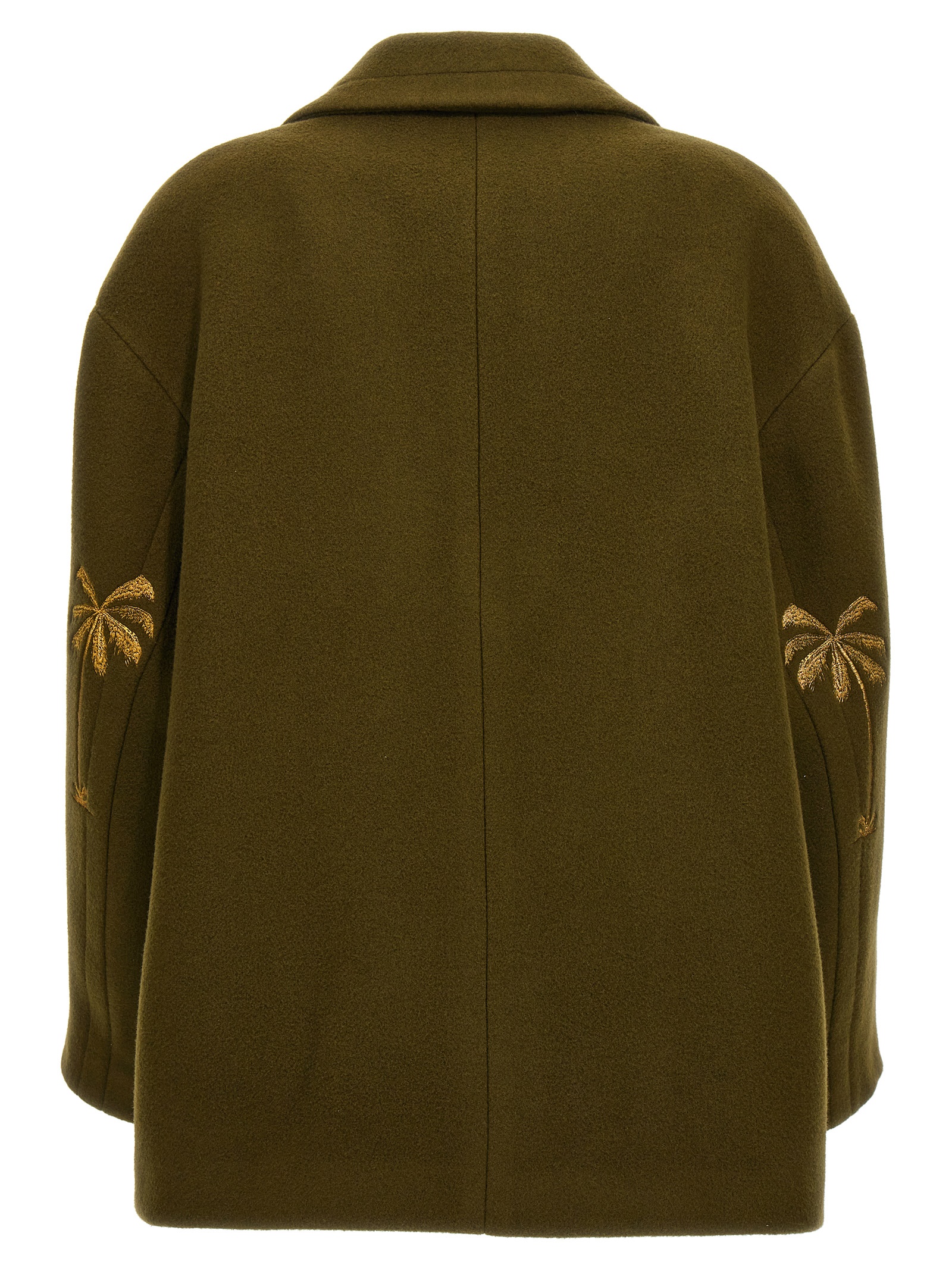 Palm embroidery coat PWER021F23FAB00156765676 (Palm Angels / コート・ダウン ) | Palm Angels (パームエンジェルス)(1)