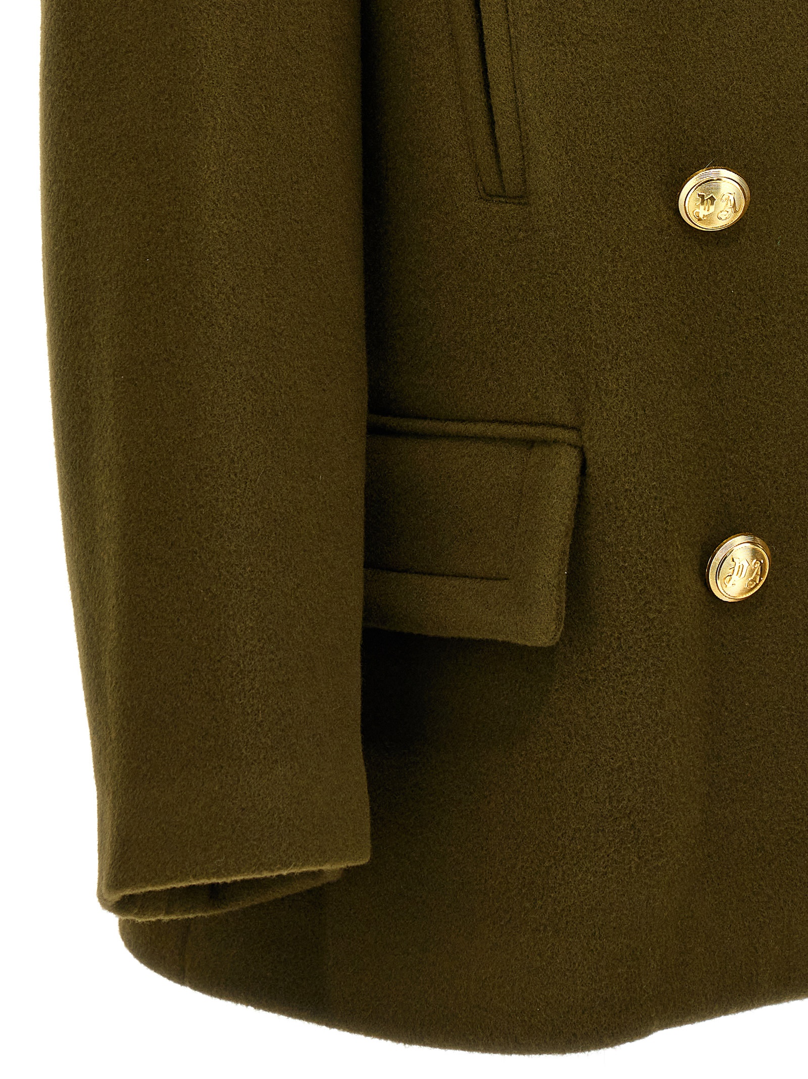 Palm embroidery coat PWER021F23FAB00156765676 (Palm Angels / コート・ダウン ) | Palm Angels (パームエンジェルス)(3)