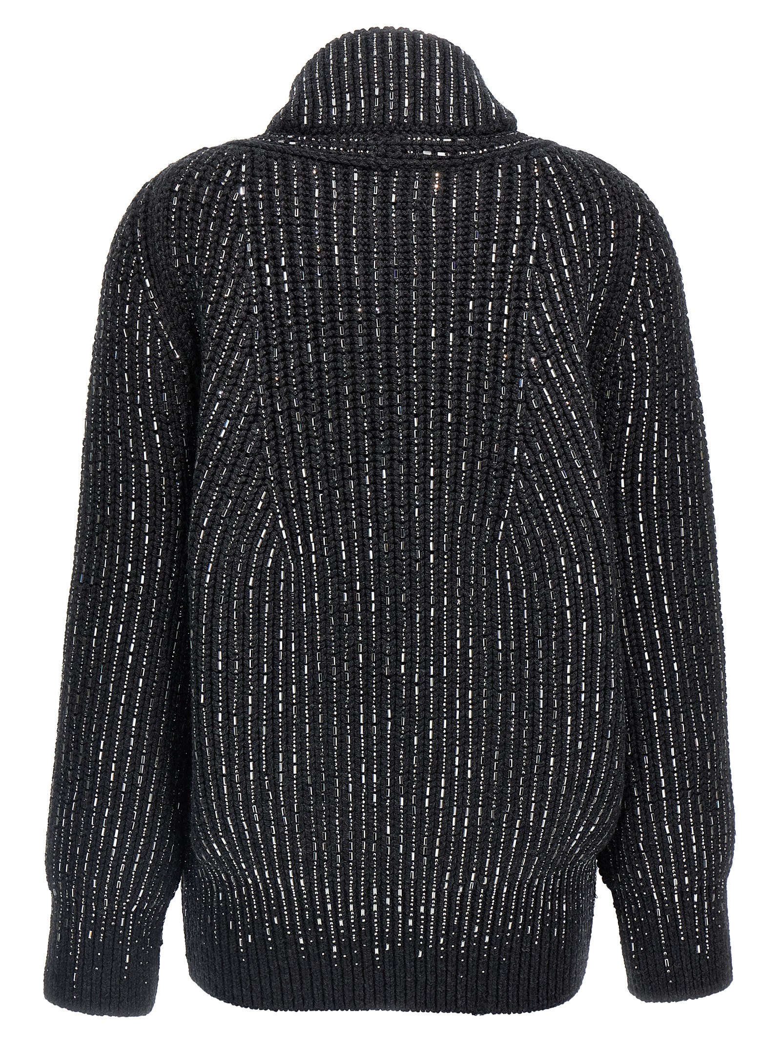 Rhinestone cardigan D455D700CTNWW94007 (ERMANNO SCERVINO / ニット・セーター・カーディガン ) | ERMANNO SCERVINO (エルマンノ シェルヴィーノ)(1)