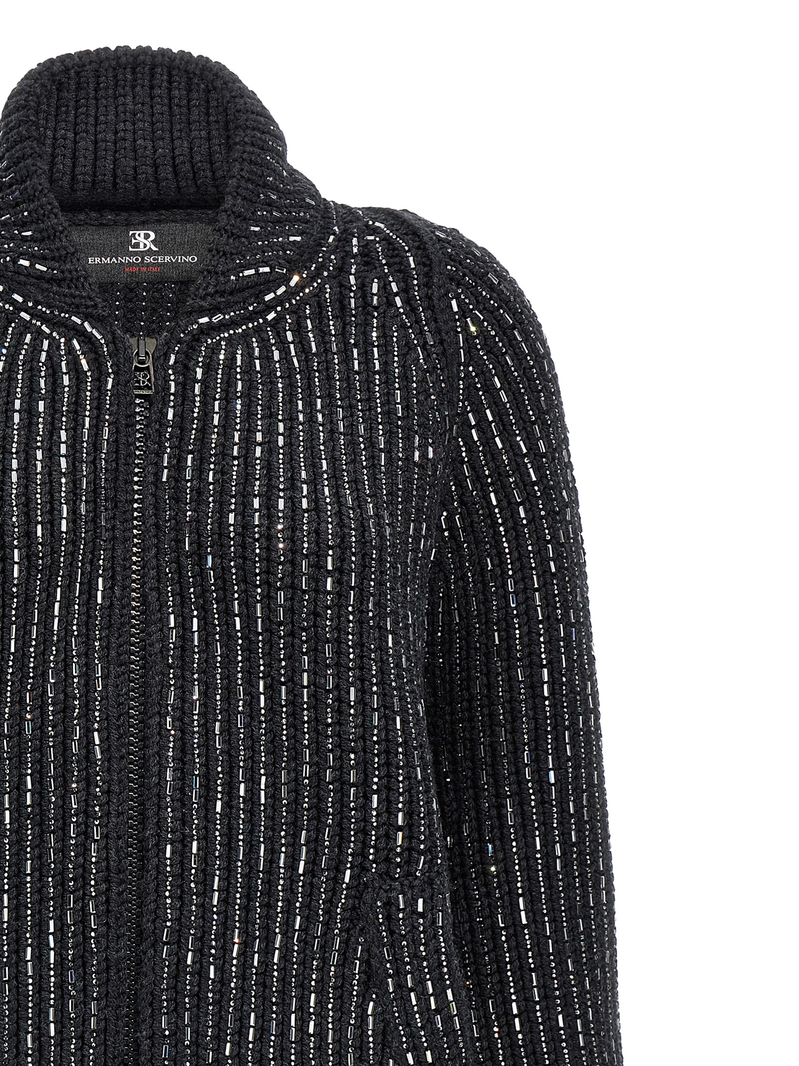 Rhinestone cardigan D455D700CTNWW94007 (ERMANNO SCERVINO / ニット・セーター・カーディガン ) | ERMANNO SCERVINO (エルマンノ シェルヴィーノ)(2)