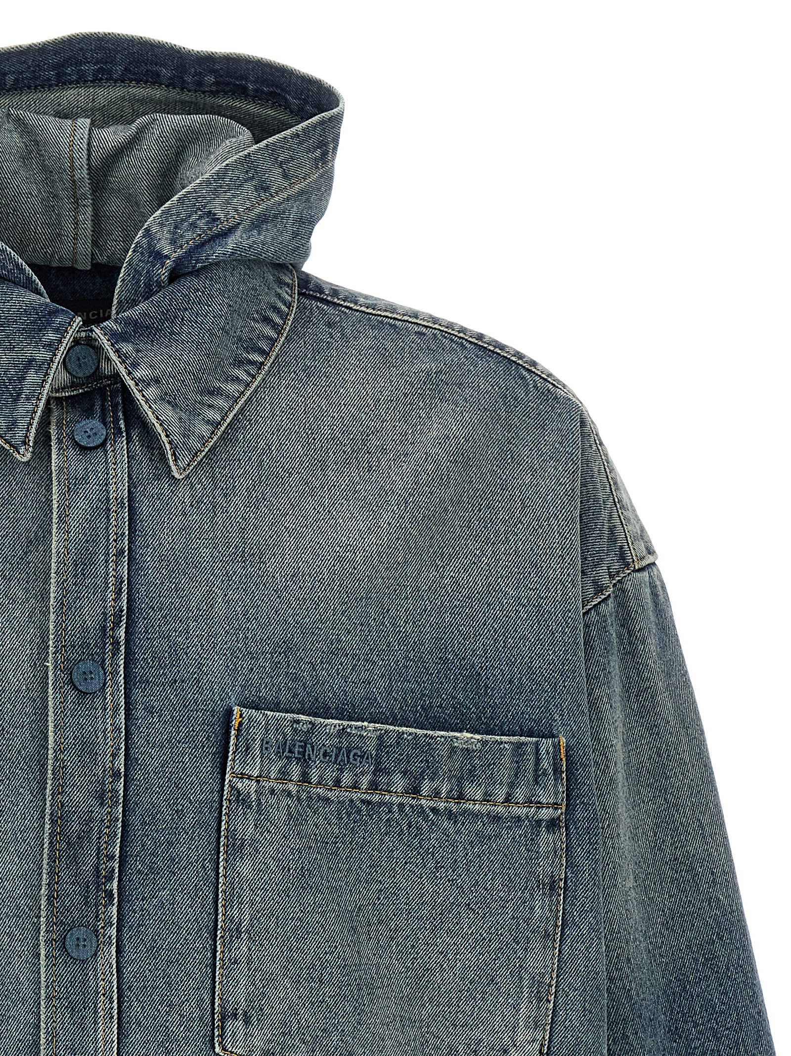 Denim overshirt 814227THW254245 (Balenciaga / カジュアルジャケット ) | Balenciaga (バレンシアガ)(2)