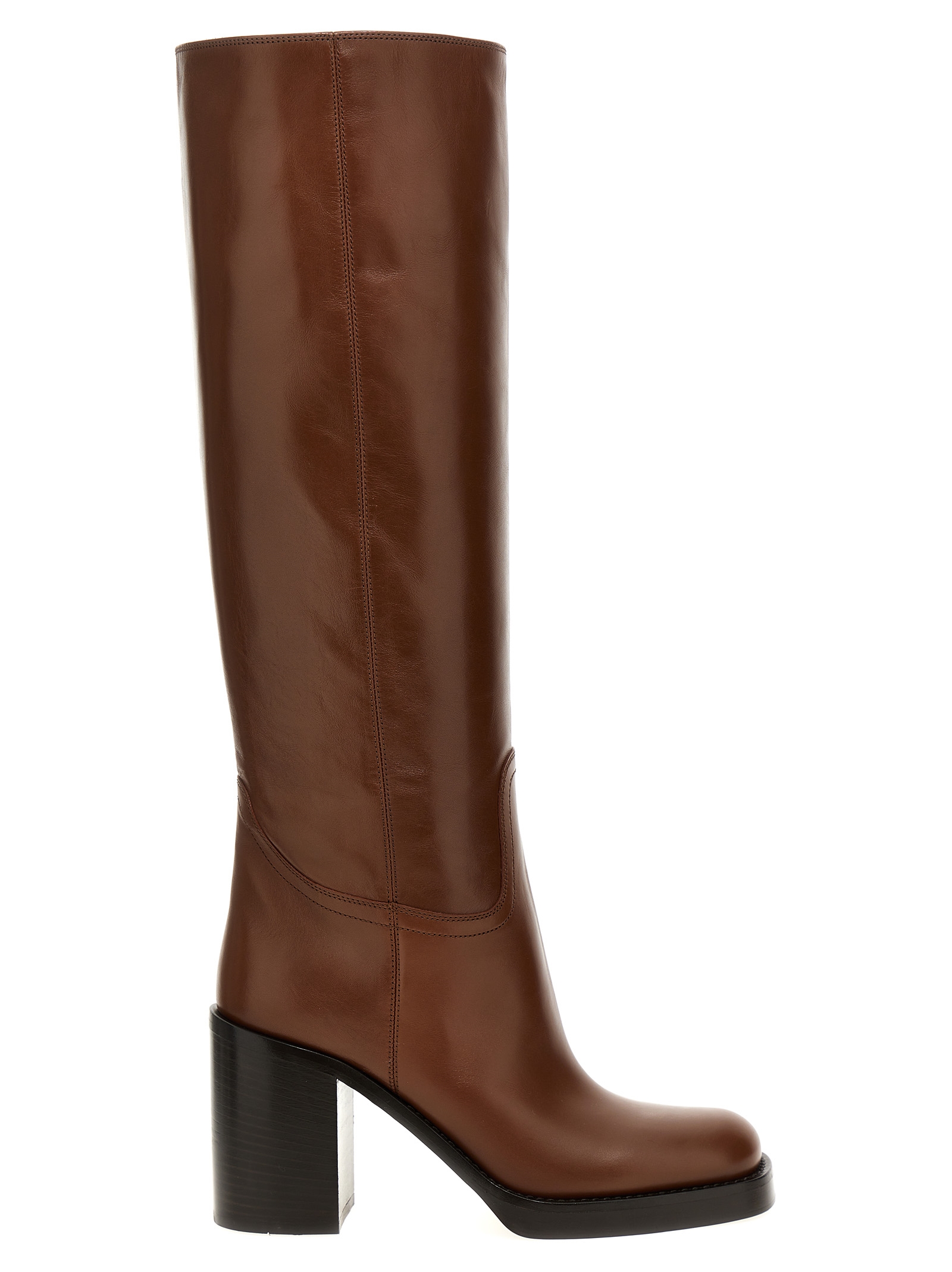 Leather high boots 1W281NF090070F0046 (Prada / ブーツ ) | Prada (プラダ)
