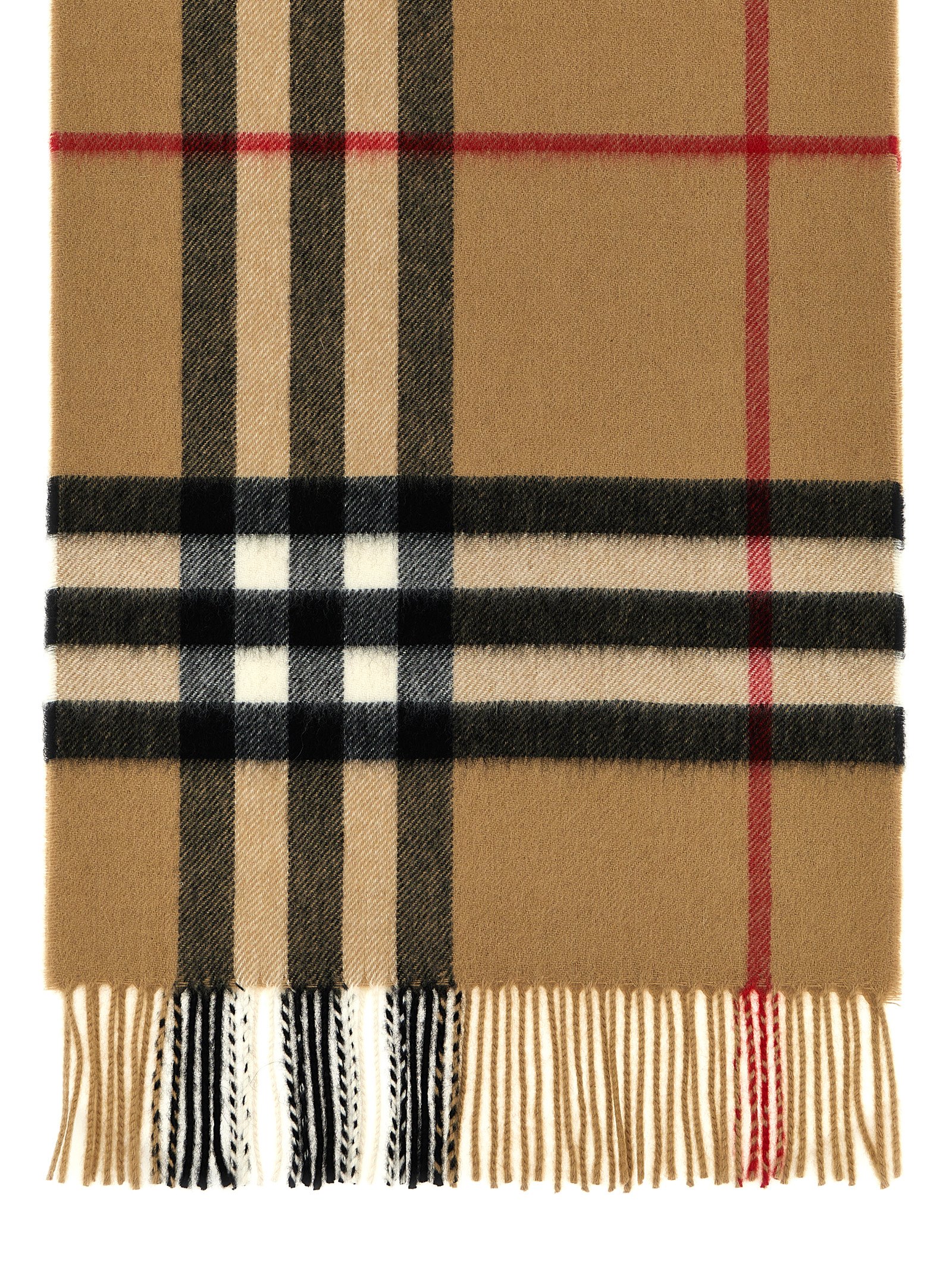 【関税＆送料込み】Burberry Scarf With Check Motif Burberry Classic Checked Fringe Scarf - Consigned Designs