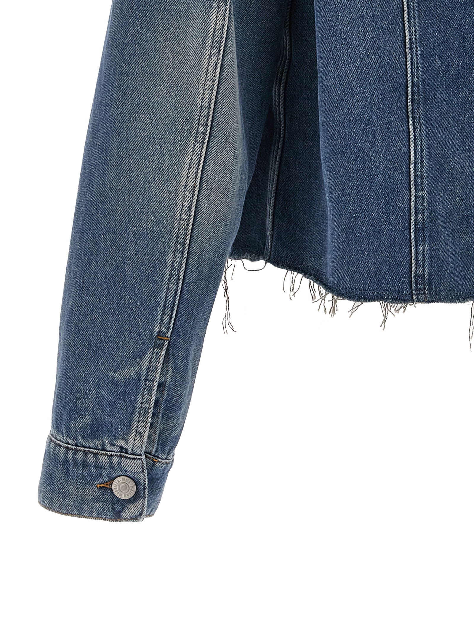 Raw cut denim jacket SH0AM0047M30017994 (MM6 Maison Margiela / カジュアルジャケット・ベスト ) | MM6 Maison Margiela (エムエムシックス)(3)