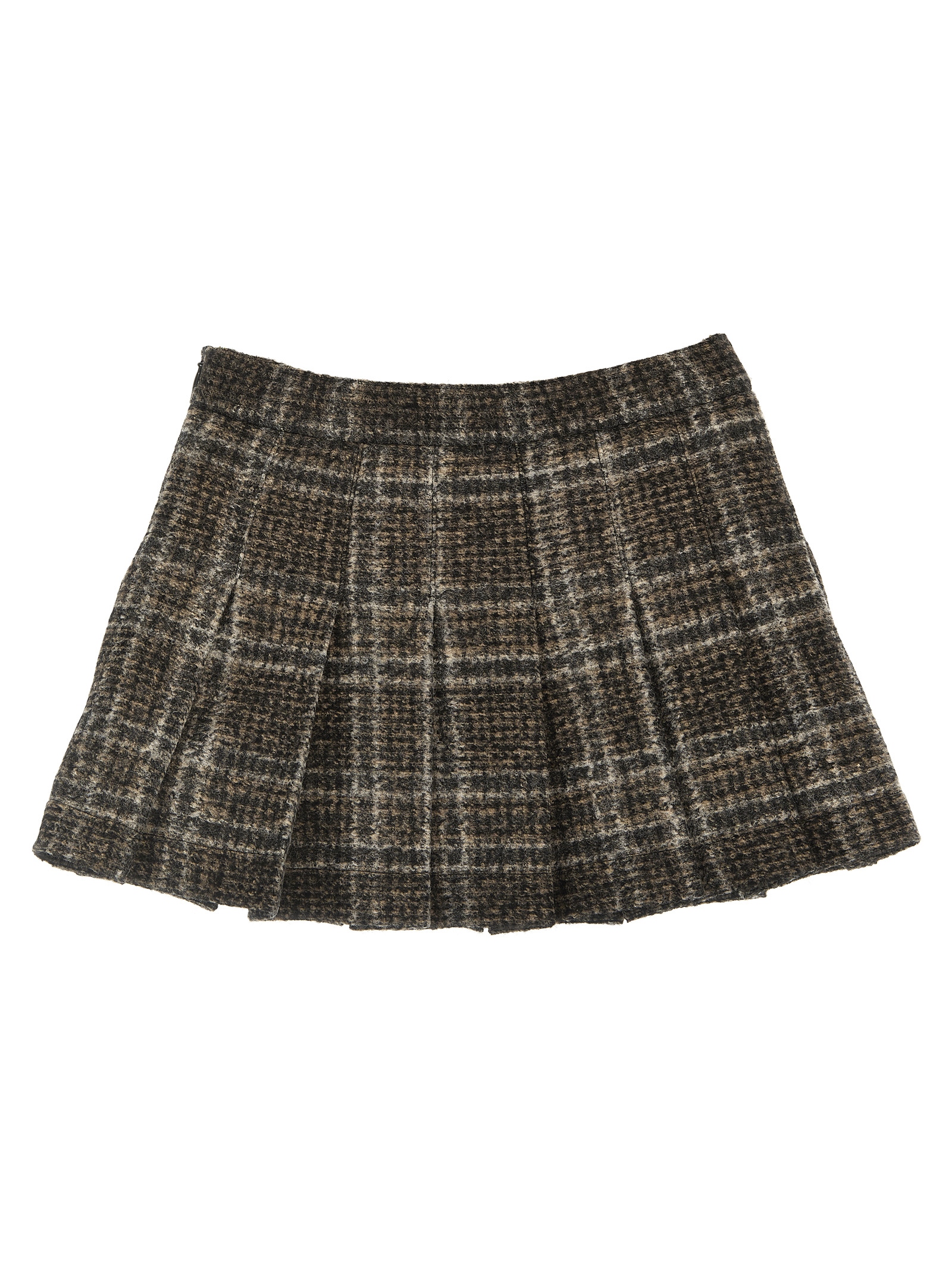 Check pleated skirt DT7A81U0113930BG (DOUUOD / スカート ) | DOUUOD (ドゥドゥ)(1)