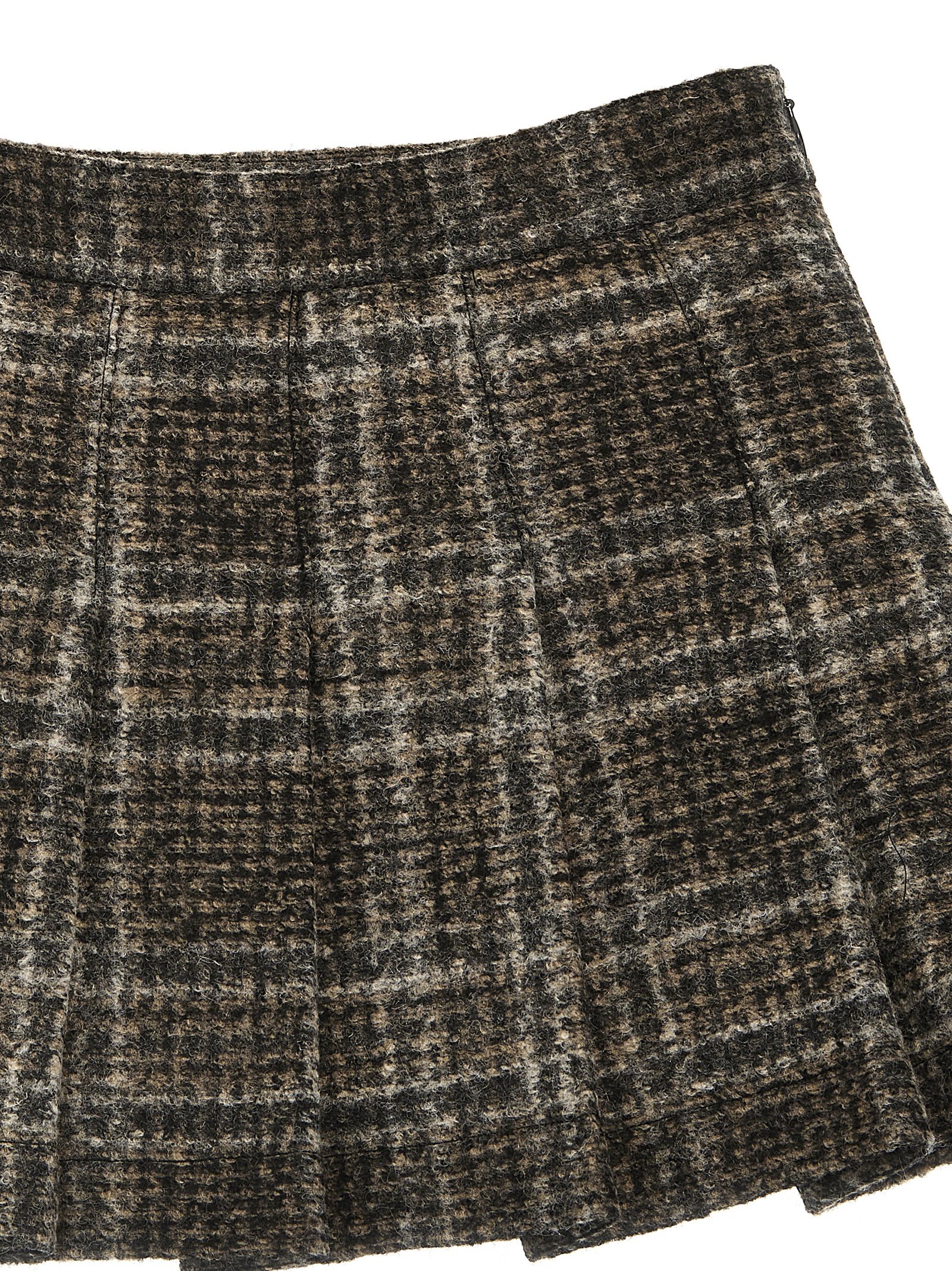 Check pleated skirt DT7A81U0113930BG (DOUUOD / スカート ) | DOUUOD (ドゥドゥ)(2)