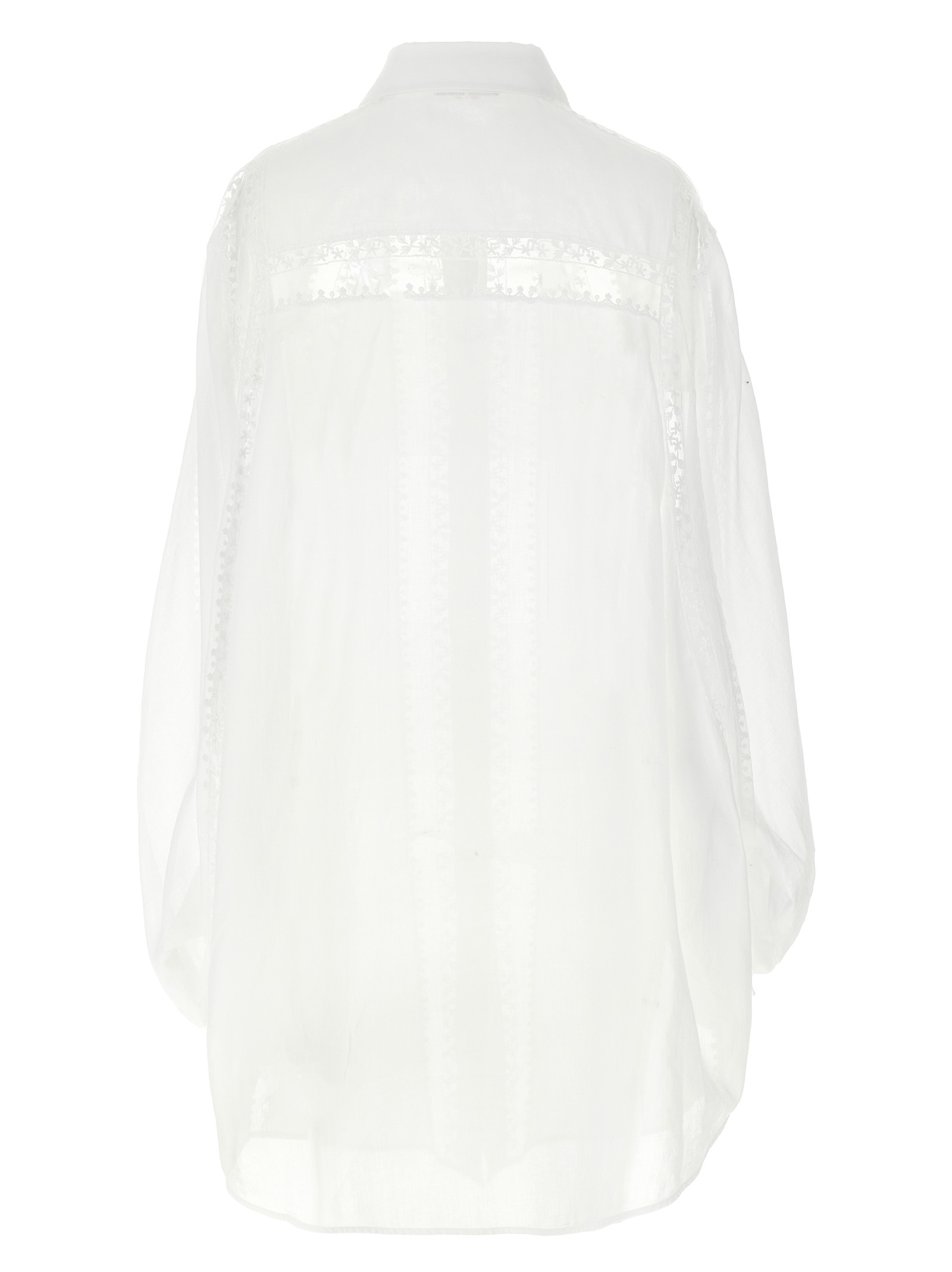 Macramé tulle shirt D462K409JBN10601 (ERMANNO SCERVINO / シャツ・ブラウス ) | ERMANNO SCERVINO (エルマンノ シェルヴィーノ)(1)
