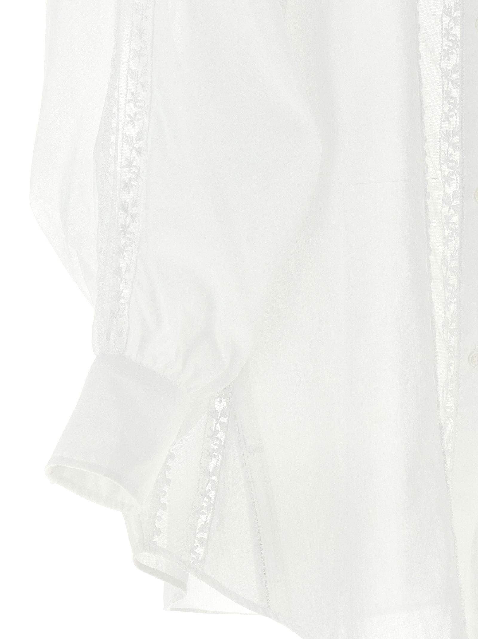 Macramé tulle shirt D462K409JBN10601 (ERMANNO SCERVINO / シャツ・ブラウス ) | ERMANNO SCERVINO (エルマンノ シェルヴィーノ)(3)