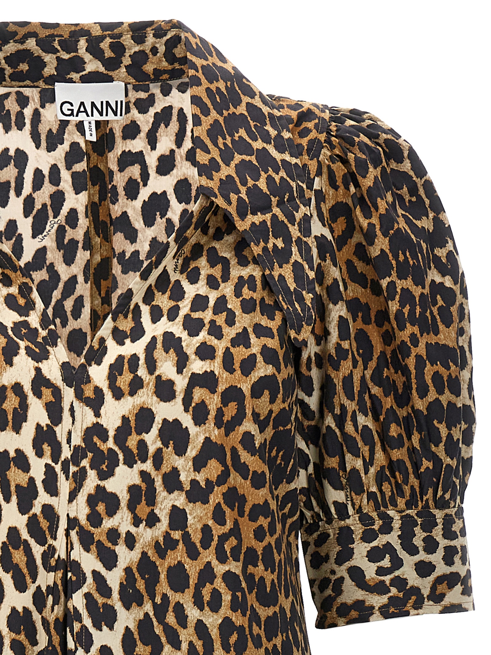 Animal print midi dress F8842943 (GANNI / スカート ) | GANNI (ガニー)(2)