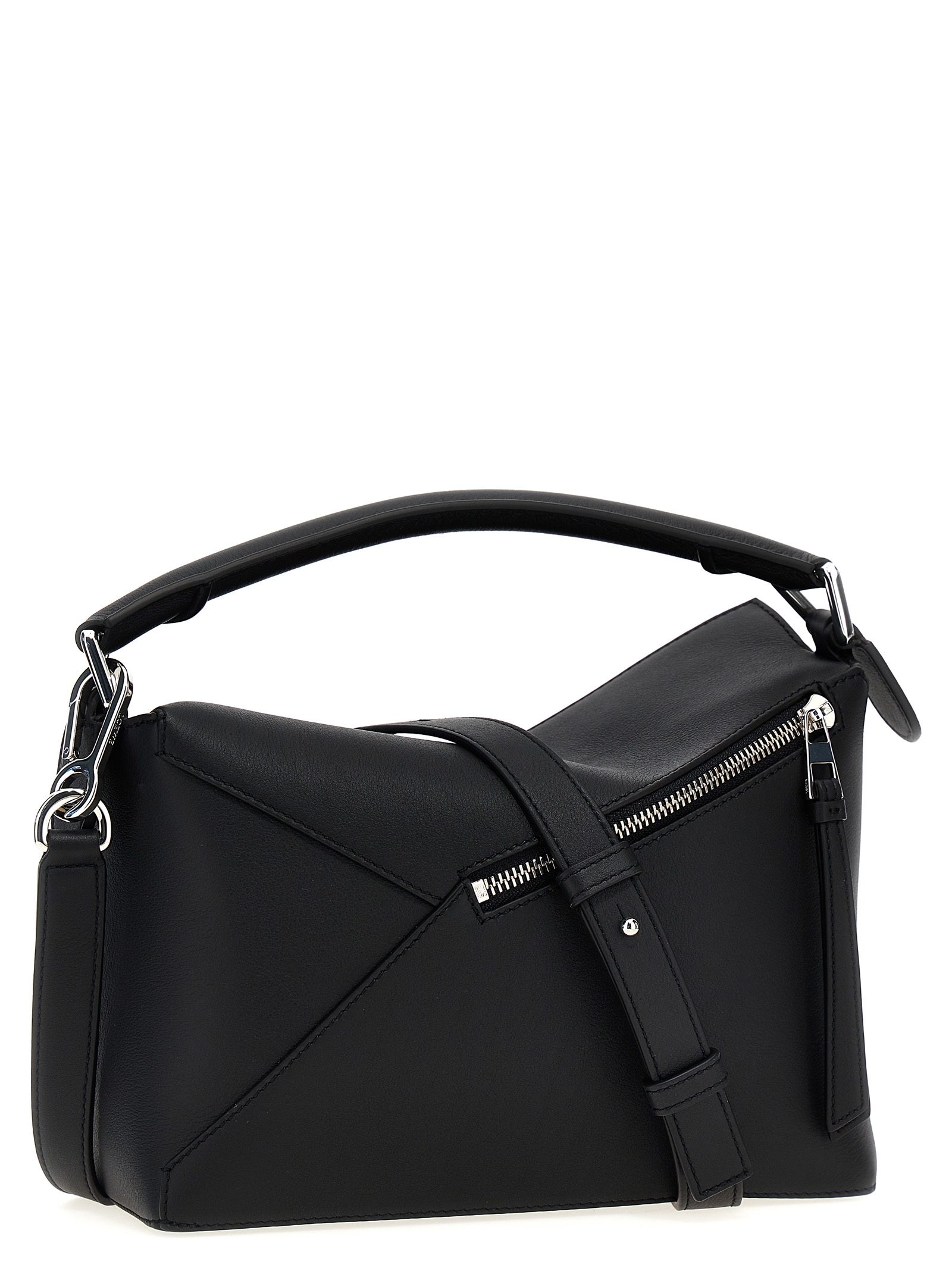 ショルダーバッグ・ポシェット LOEWE SMALL PUZZLE BAGA510P60X411100BLACK Small Puzzle Edge bag in classic calfskin Black - LOEWE