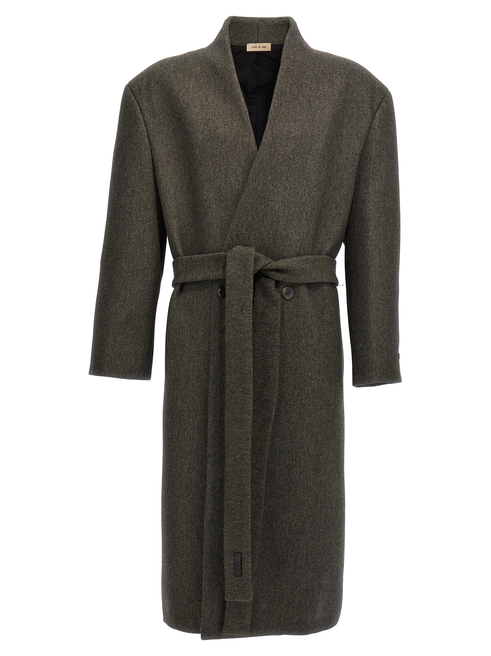 'Lapelless' coat FG24FW30624MIWDARKOLIVE (Fear of God / コート・ダウン ) | Fear of God (フィアオブゴッド)