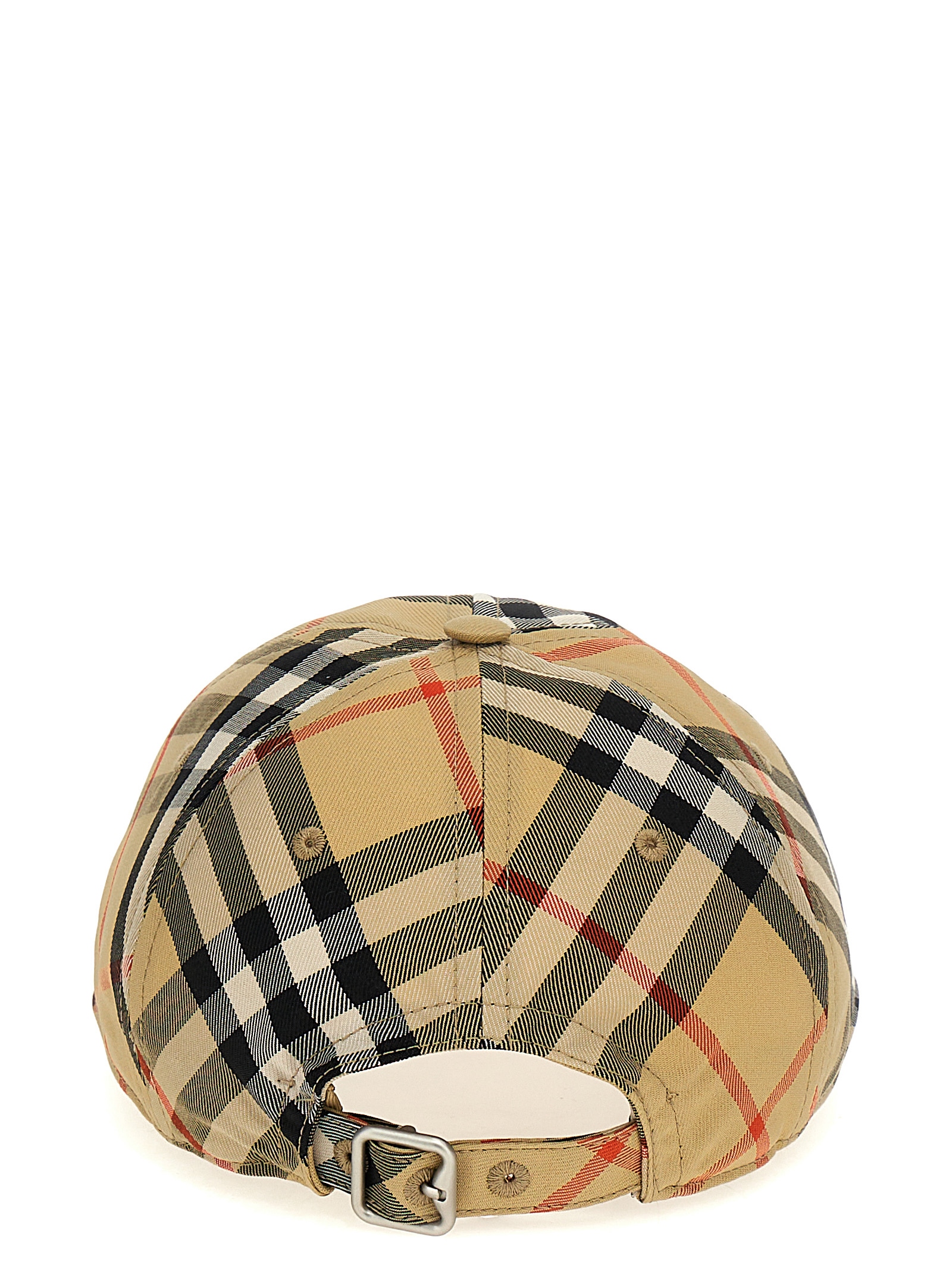 キャップ BURBERRY Check logo cap Burberry バーバリー ベースボールキャップ 帽子 チェック ロゴ