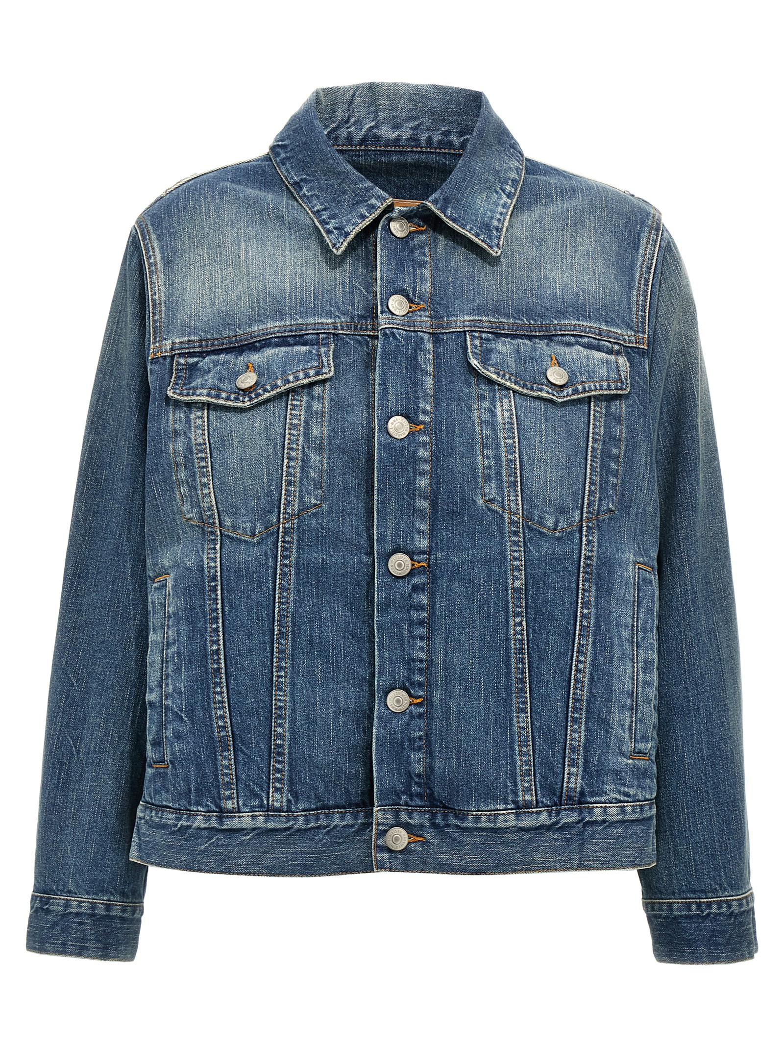 Layered denim jacket S52AM0314M30016961 (MM6 Maison Margiela / カジュアルジャケット・ベスト ) | MM6 Maison Margiela (エムエムシックス)