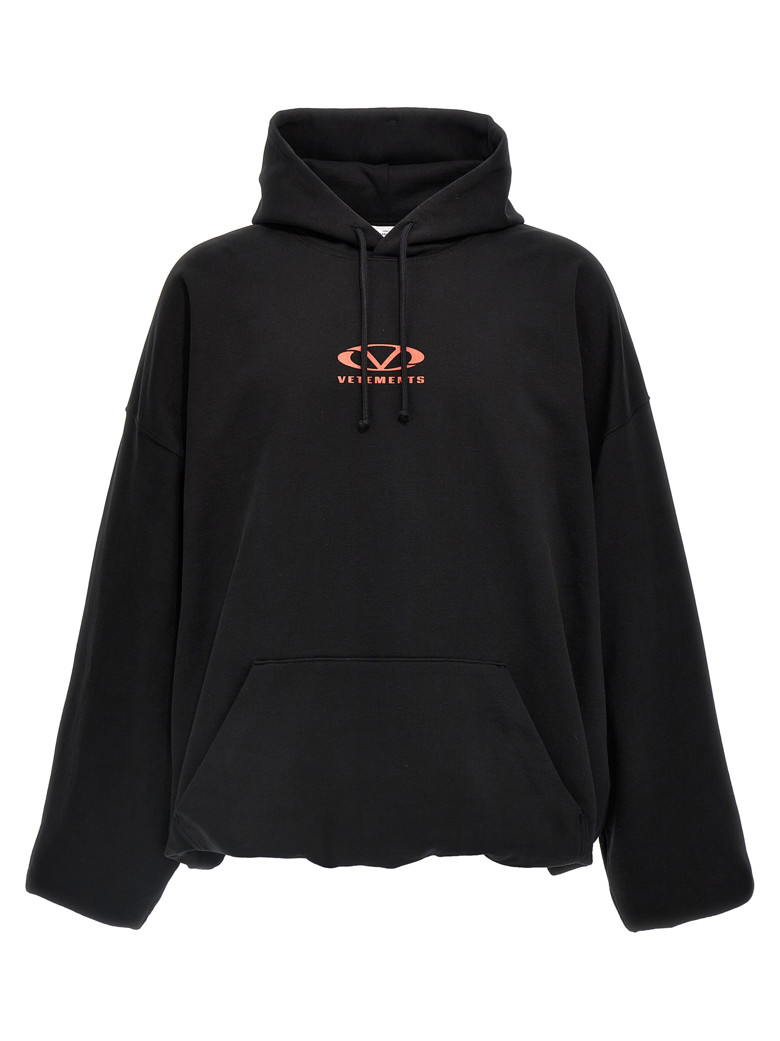 'Oval Logo' hoodie UA66HD600BRBLACKRED (VETEMENTS / スウェット・フーディー ) | VETEMENTS (ヴェトモン)