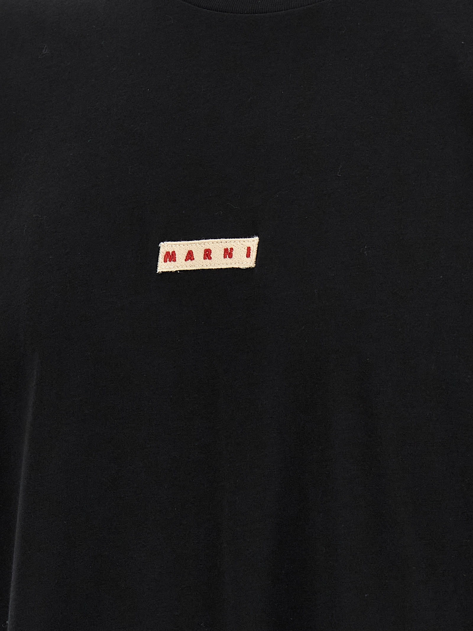 Logo patch t-shirt HUMU0223X6UTCZ5700N99 (Marni / Tシャツ・カットソー ) | Marni (マルニ)(3)