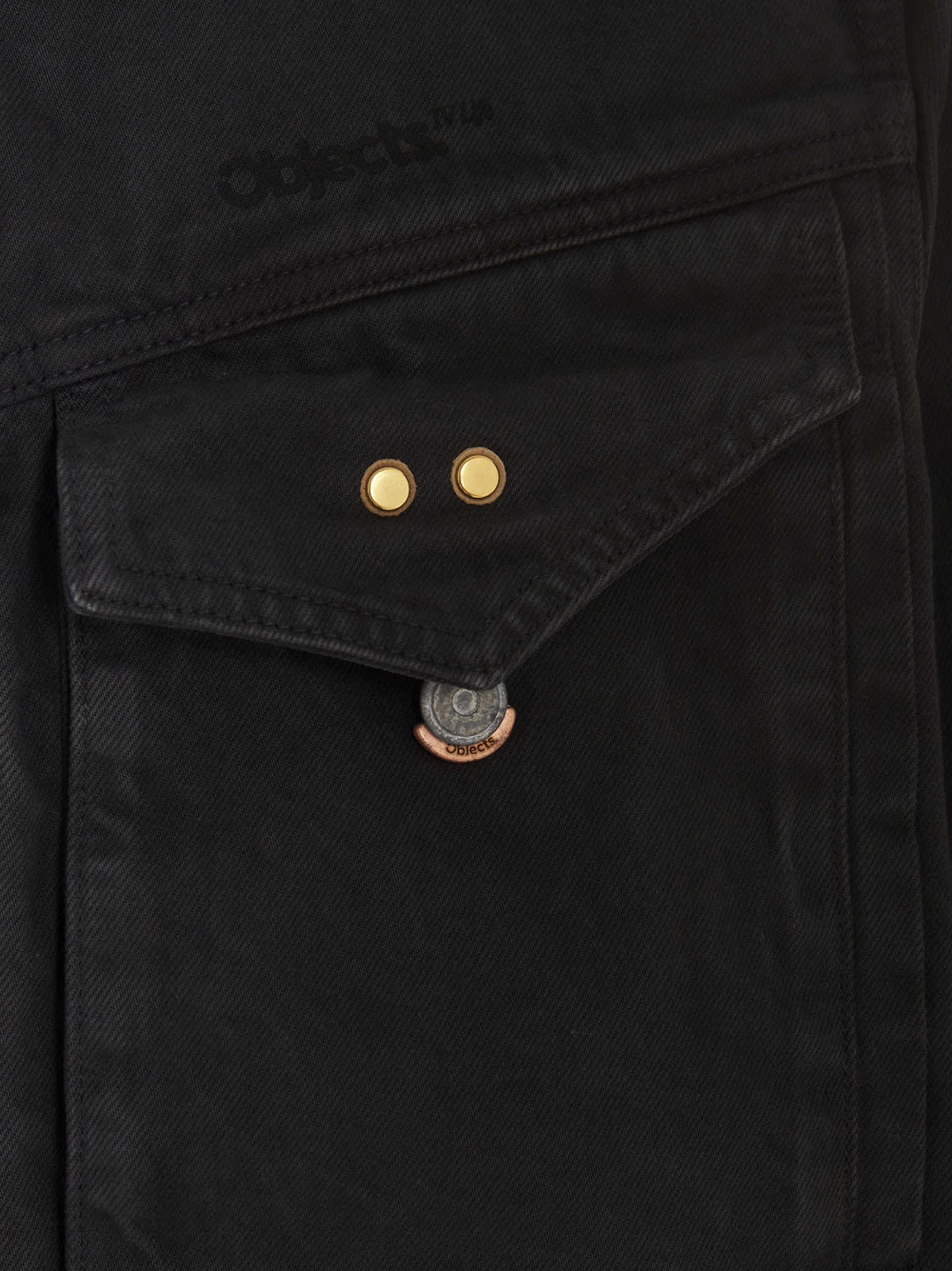 Denim jacket OBJ001201020422ANTHGR (Objects IV Life / カジュアルジャケット ) | Objects IV Life (オブジェクツ フォー ライフ)(3)