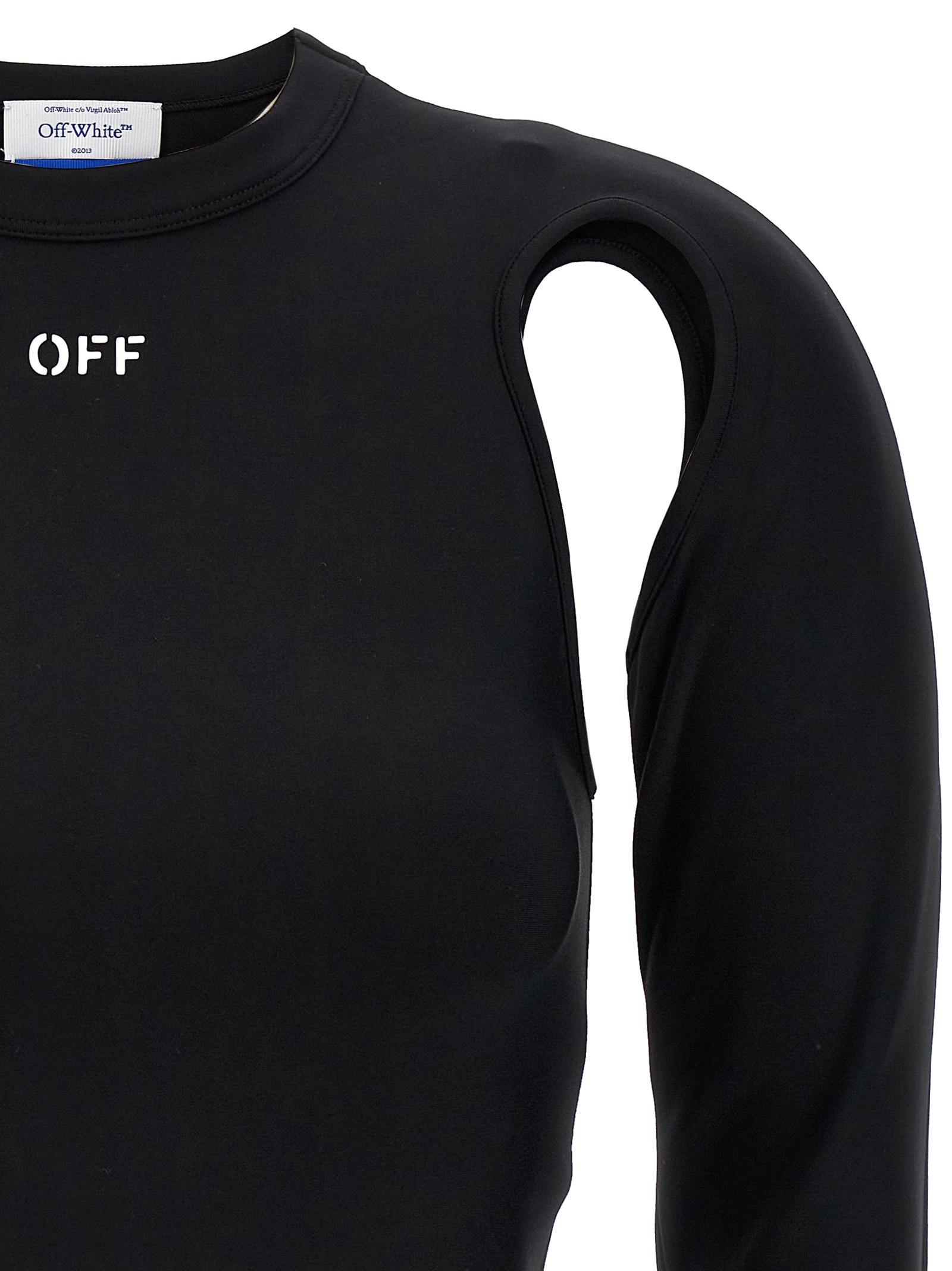 'Sleek' top OWAD211C99JER00110011001 (Off-White / Tシャツ・カットソー ) | Off-White (オフホワイト)(2)