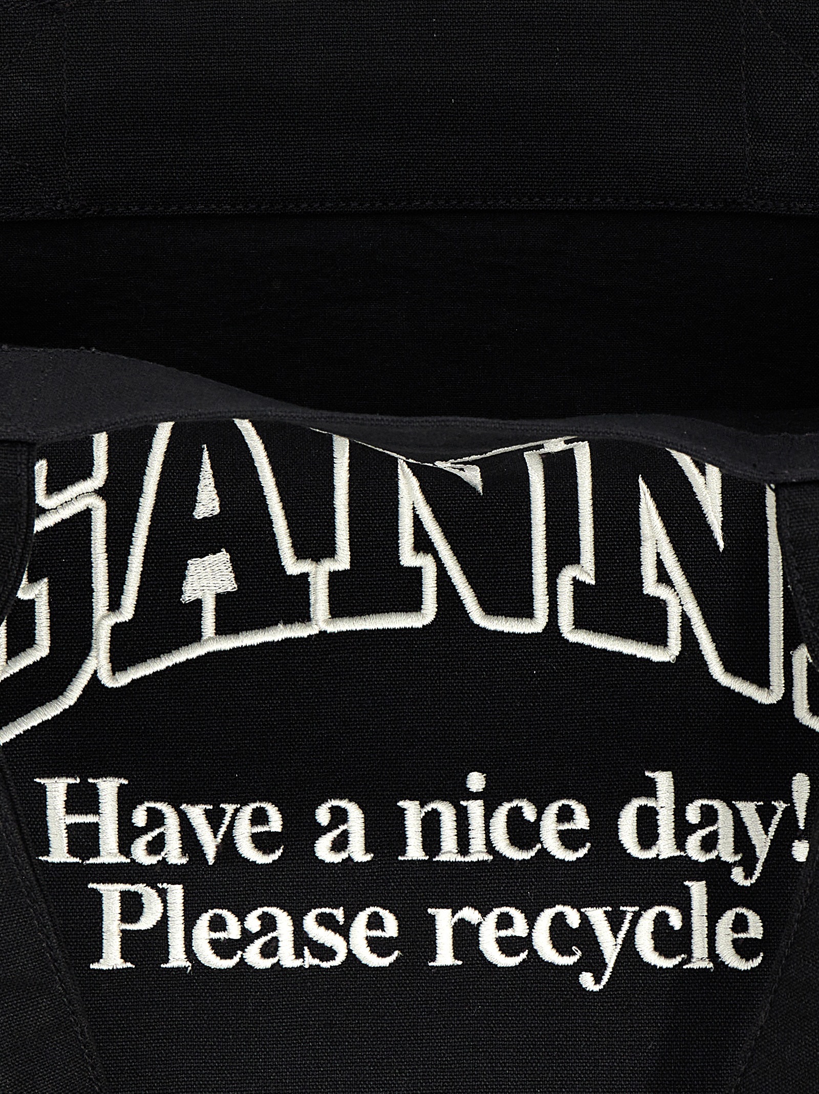 'Large Easy Shopper Contrasted Logo' shopping bag A6647252 (GANNI / トートバッグ ) | GANNI (ガニー)(3)