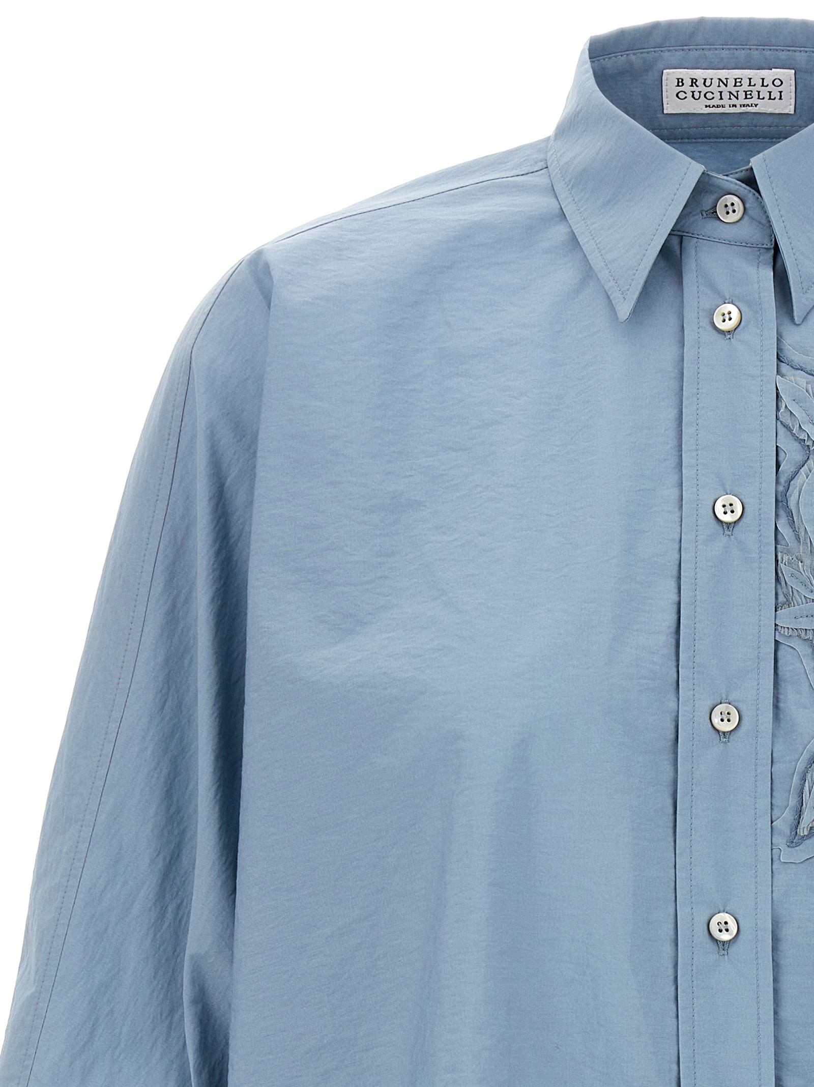 Intarsia shirt M0F79RJ516C2873 (Brunello Cucinelli / シャツ・ブラウス ) | Brunello Cucinelli (ブルネロ・クチネリ)(2)