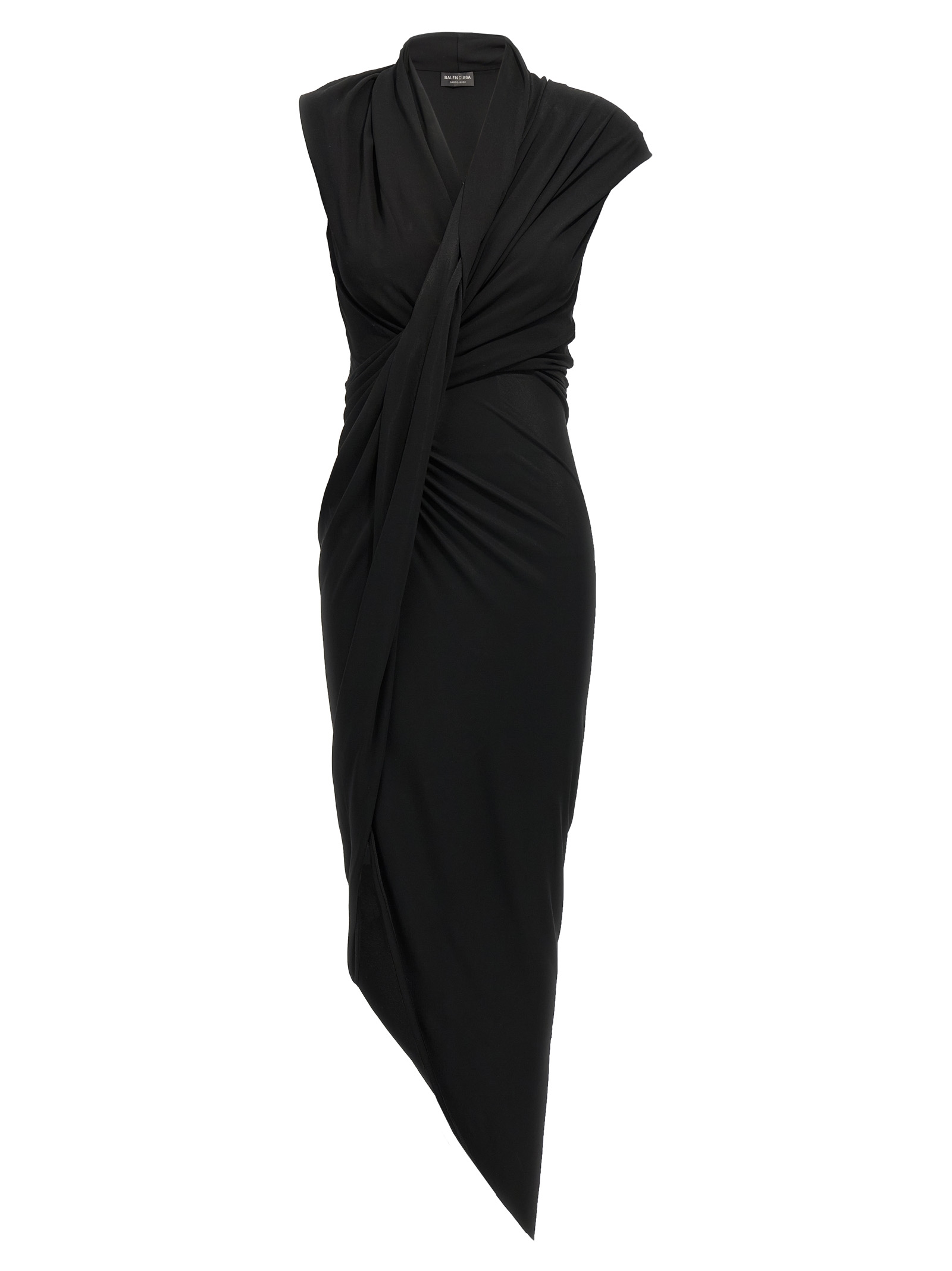 Draped dress 831200TRV231000 (Balenciaga / ワンピース・ドレス・オールインワン ) | Balenciaga (バレンシアガ)
