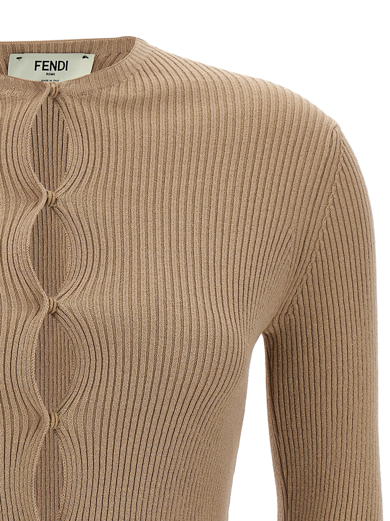 Ribbed cardigan FZC963ANJBF1KE0 (FENDI / ニット・セーター・カーディガン ) | FENDI (フェンディ)(2)