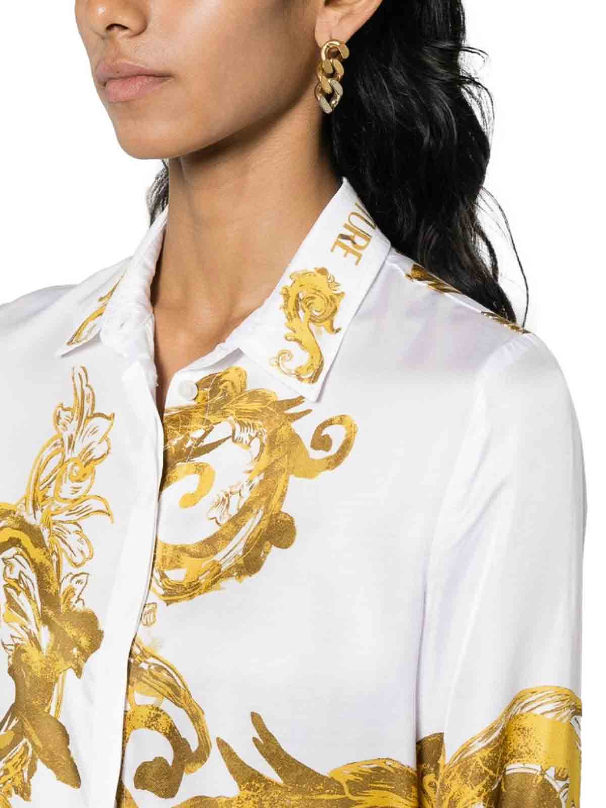 Shirt 76HAL2P1NS459G03 (VERSACE JEANS COUTURE / シャツ・ブラウス ) | VERSACE JEANS COUTURE (ヴェルサーチェ ジーンズ クチュール)(4)