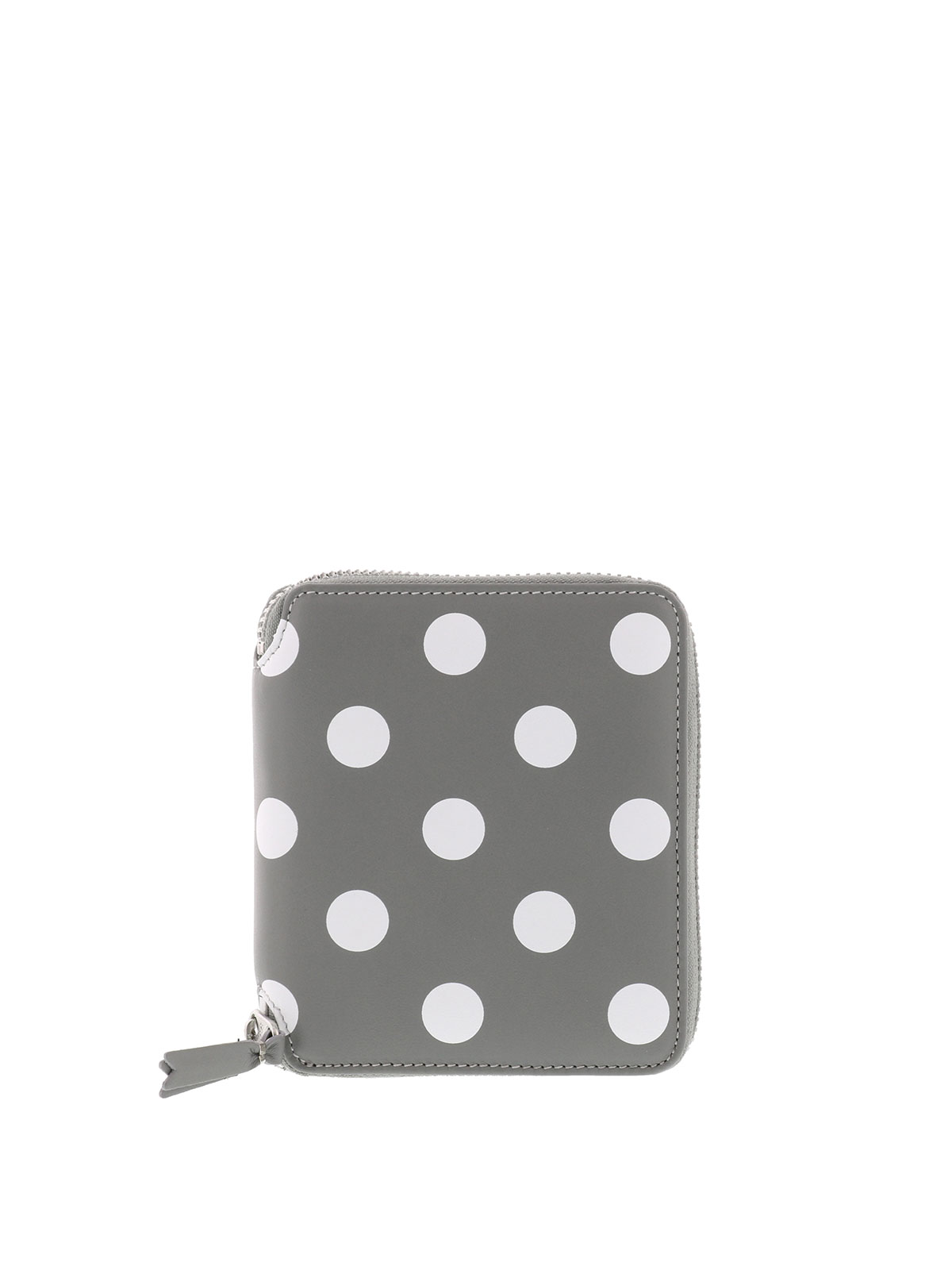 Polka Dot printed zip wallet SA2100PDGREY (Comme Des Garçons / 財布・カードケース ) | Comme Des Garçons (コムデギャルソン)