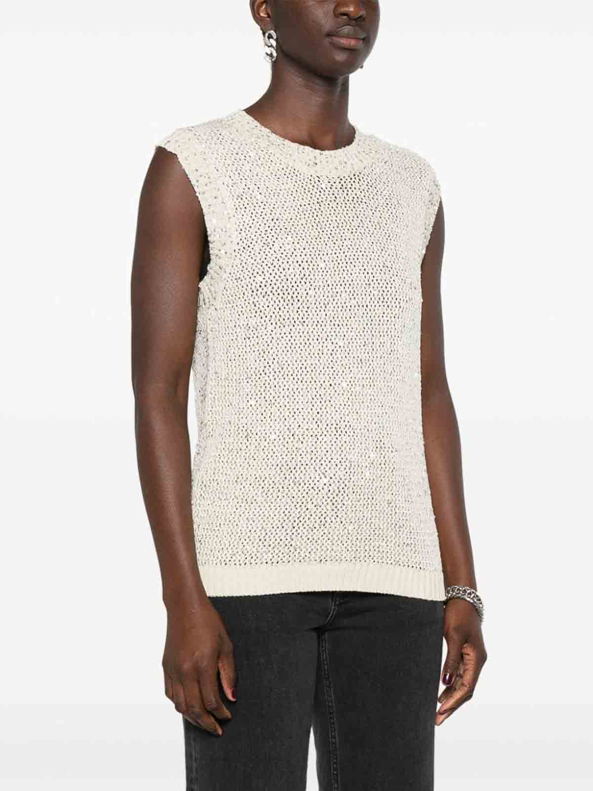 Sequined Knitted Vest GWP01922P00169111560 (Golden Goose / ニット・セーター・カーディガン ) | Golden Goose (ゴールデングース)(4)