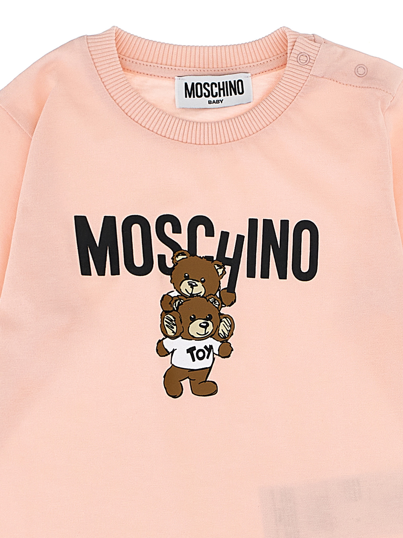 Logo print T-shirt MMO00RLAA01SUGARROSE (MOSCHINO / Tシャツ・カットソー ) | MOSCHINO (モスキーノ)(2)
