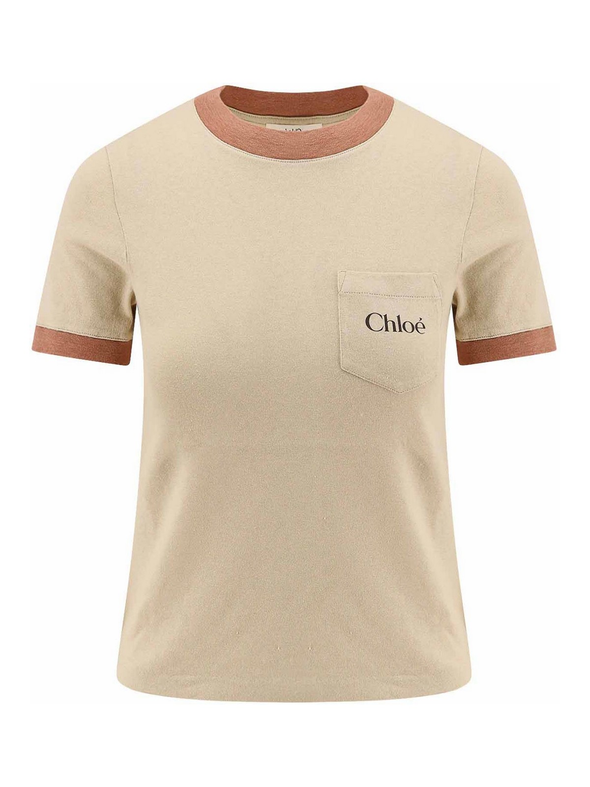 Chloè T-shirts and Polos Clear Blue (Chloé/Tシャツ