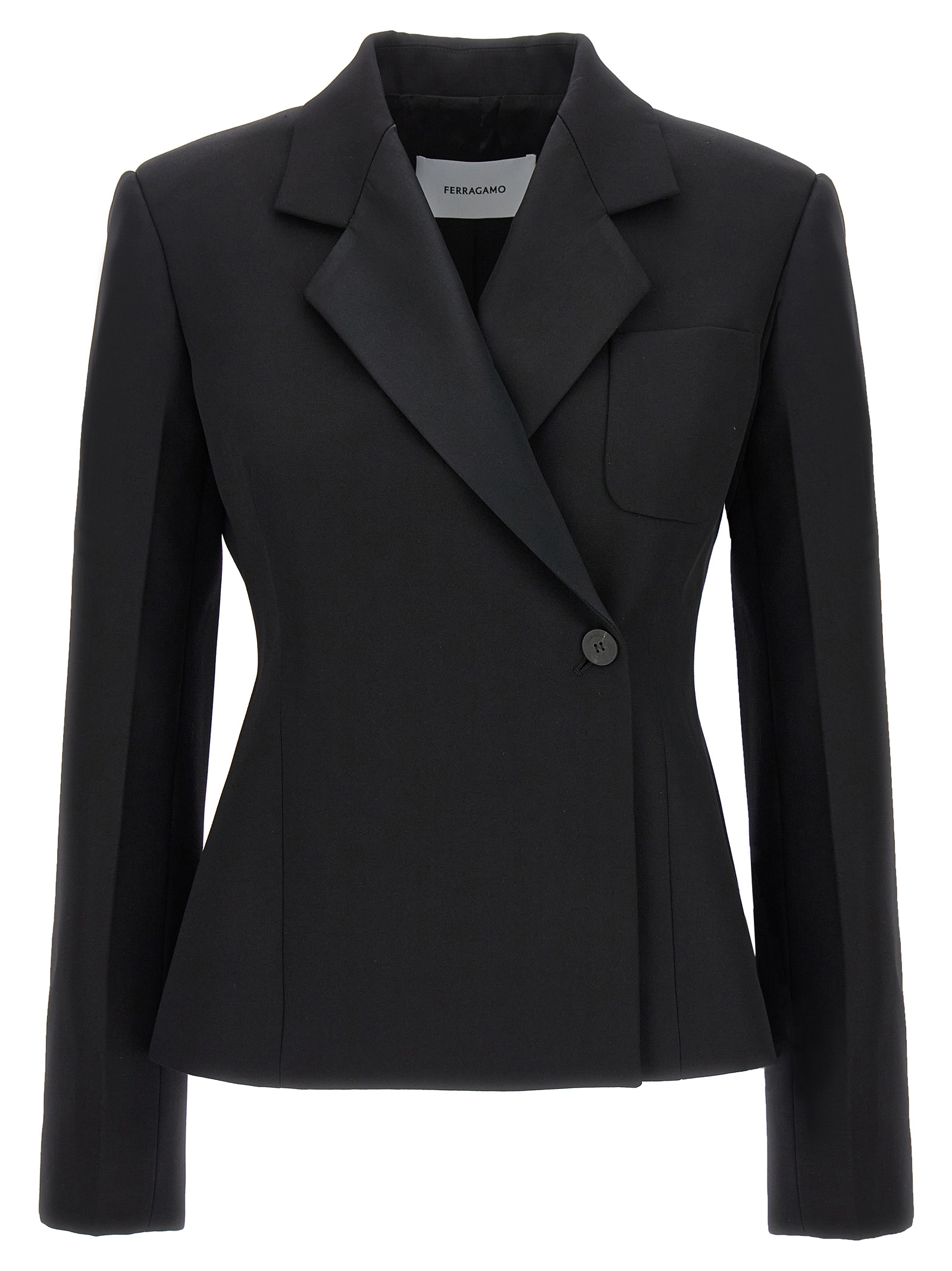'Tuxedo' blazer 769897NERO (FERRAGAMO / スーツ・ジャケット ) | FERRAGAMO (フェラガモ)