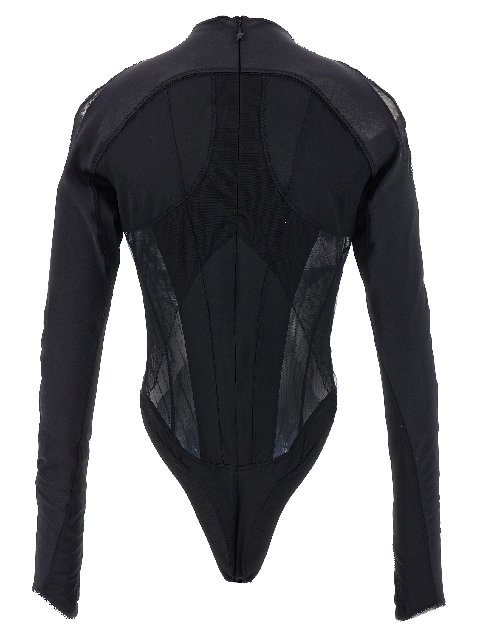 'multi-layer lingerie' bodysuit 24P1BO0231842B99N1 (MUGLER / ボディスーツ ) | MUGLER (ミュグレー)(1)