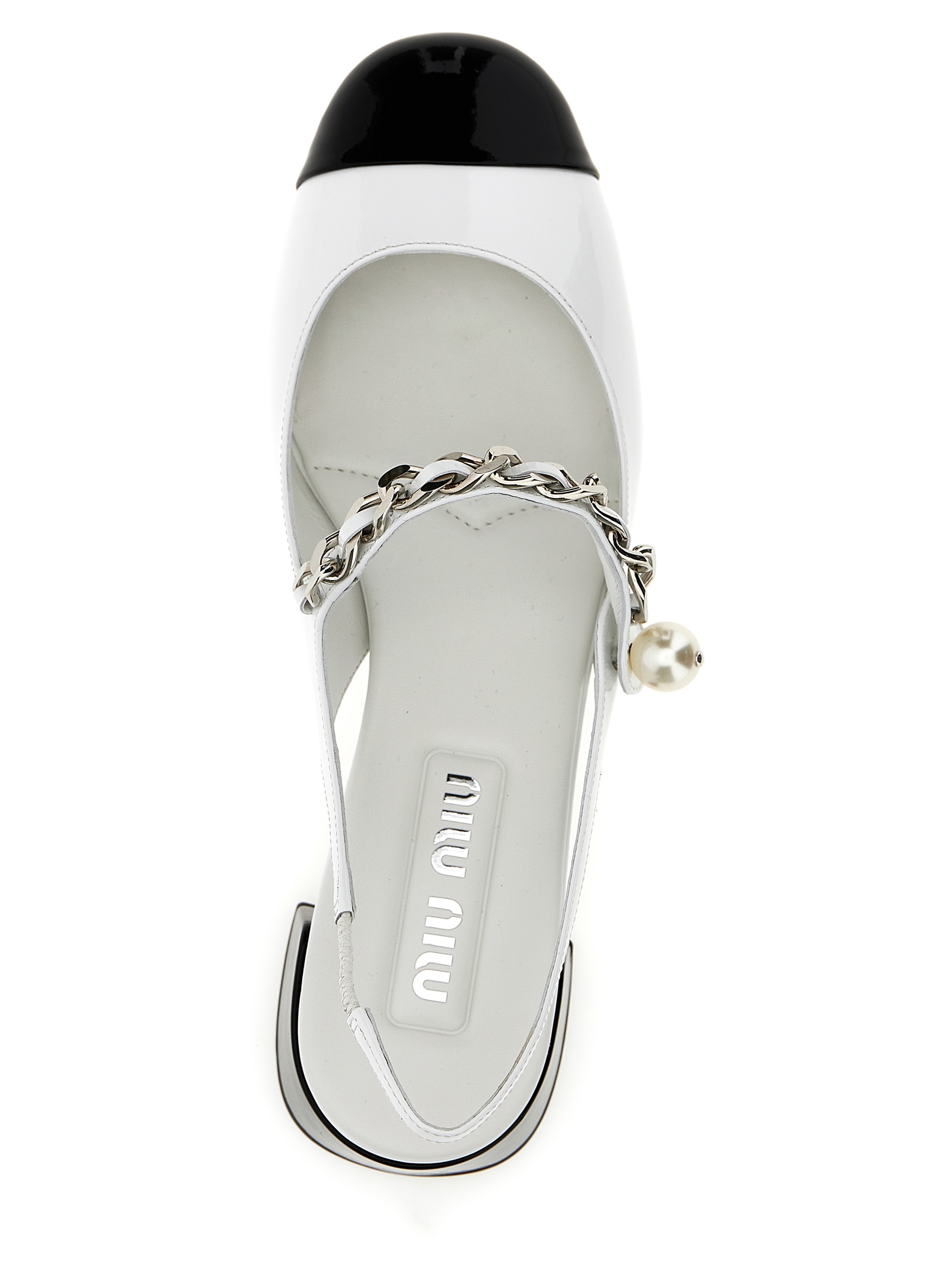 Patent leather slingback 5I045EF03506EF0964 (MIU MIU / パンプス・ハイヒール ) | MIU MIU (ミュウミュウ)(3)