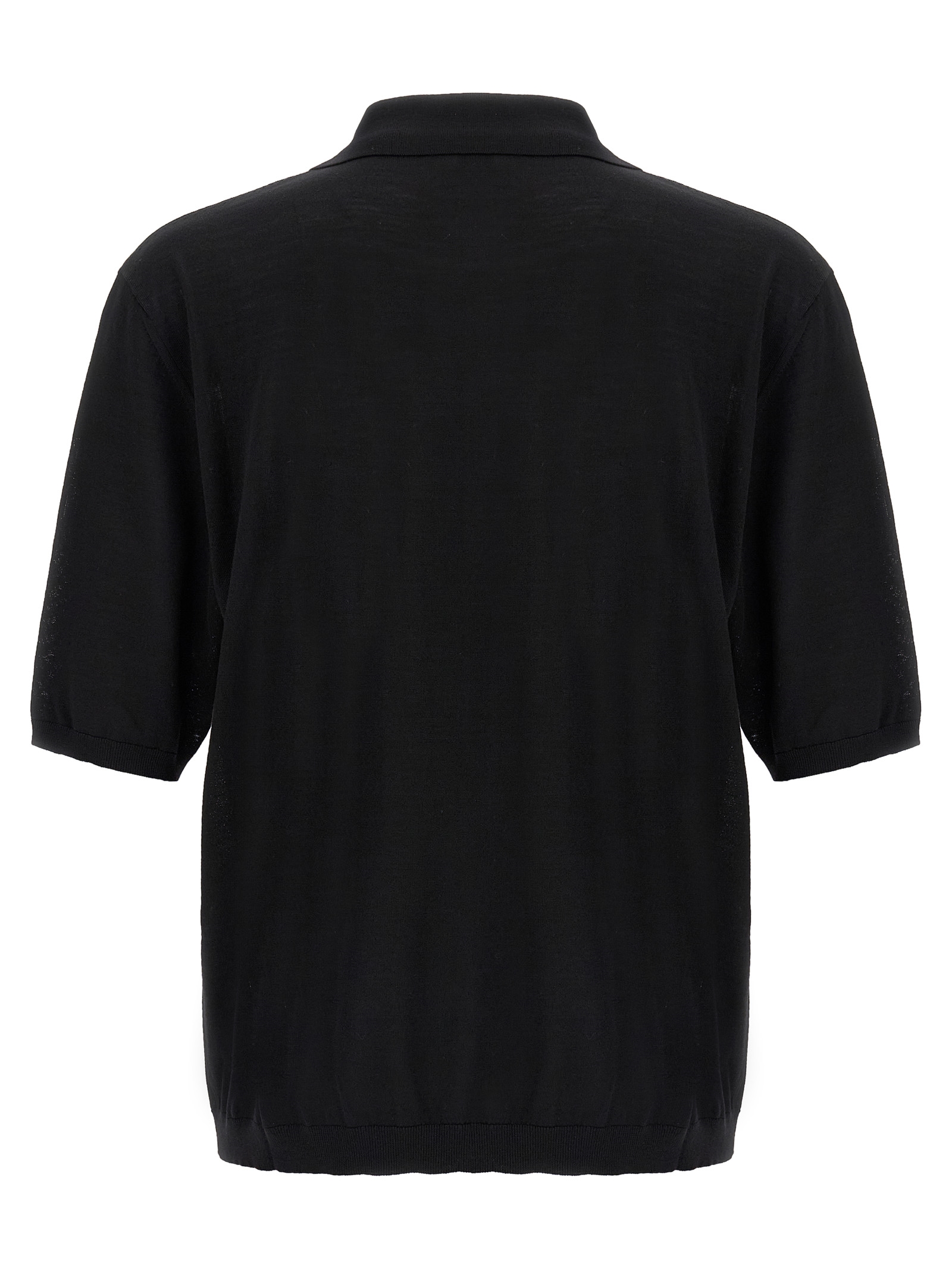 Tシャツ・カットソー Saint Laurent SS25 Wool polo shirt (821733Y77AS 1000) Wool polo shirt (Saint Laurent/ポロシャツ) | Saint Laurent