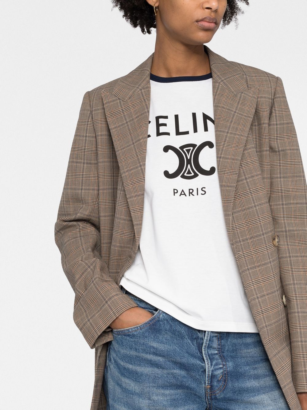 CELINE CAPSULE T-shirts and Polos White 2X872671Q01NB (CELINE / Tシャツ・カットソー ) | CELINE (セリーヌ)(2)