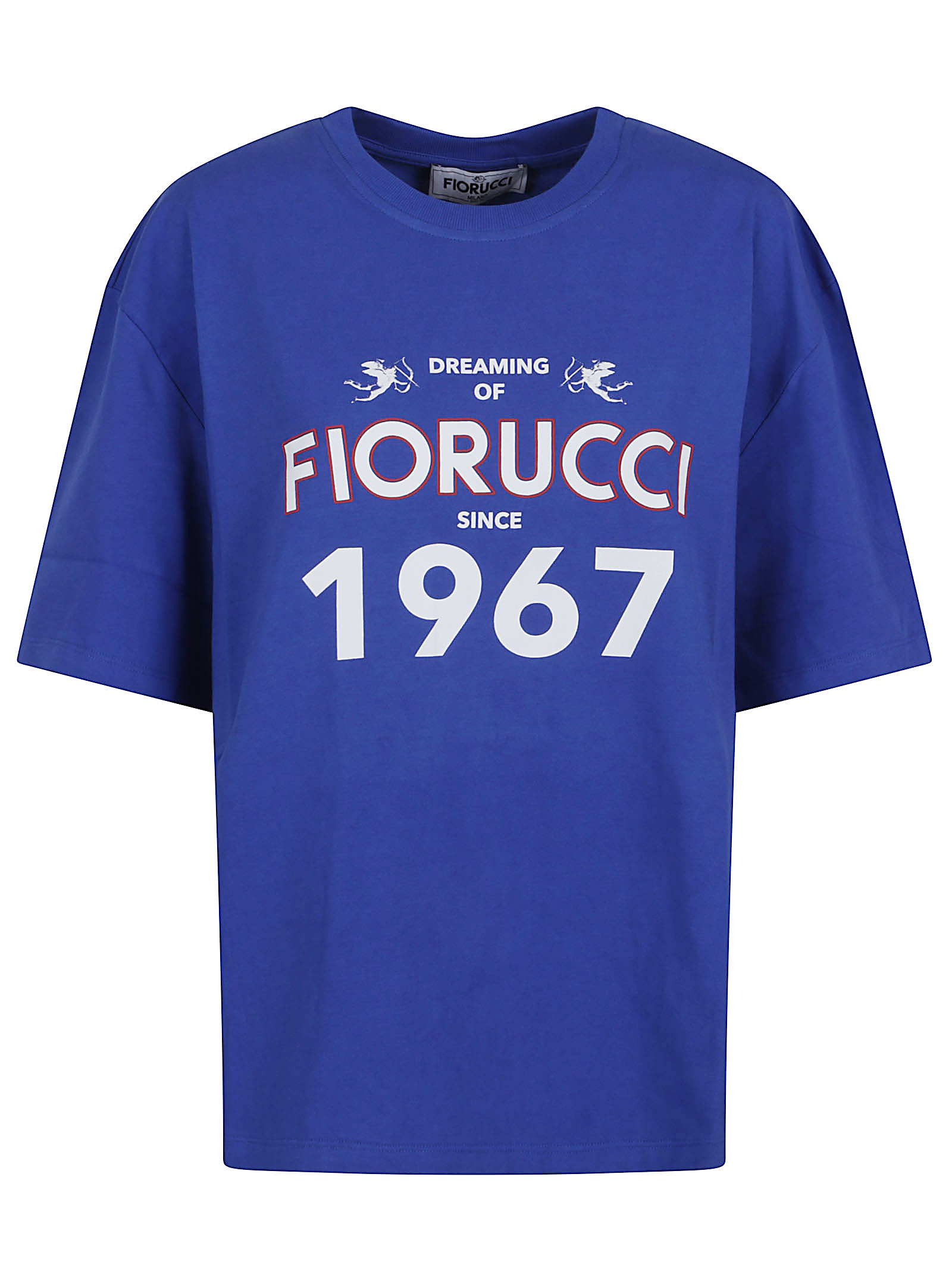 Women`s White Dreaming 1967 Print Boxy Fit T-Shirt W02SMTSH103CJ01BL06 (FIORUCCI / Tシャツ・カットソー ) | FIORUCCI (フィオルッチ)