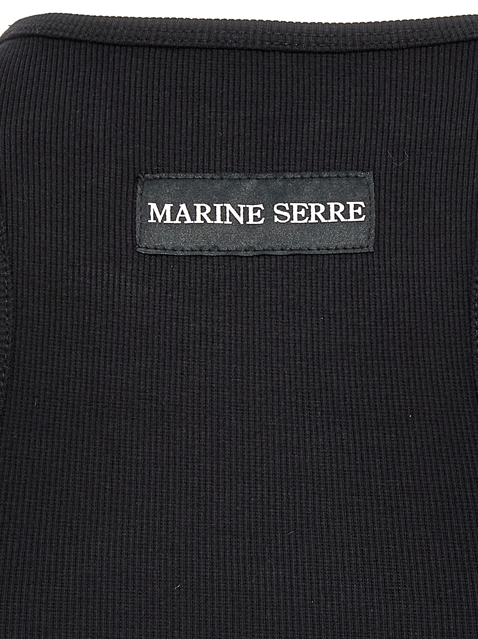 'Logo' tank top WTT014ACJER0011BK99 (MARINE SERRE / タンクトップ・キャミソール ) | MARINE SERRE (マリーン セル)(3)