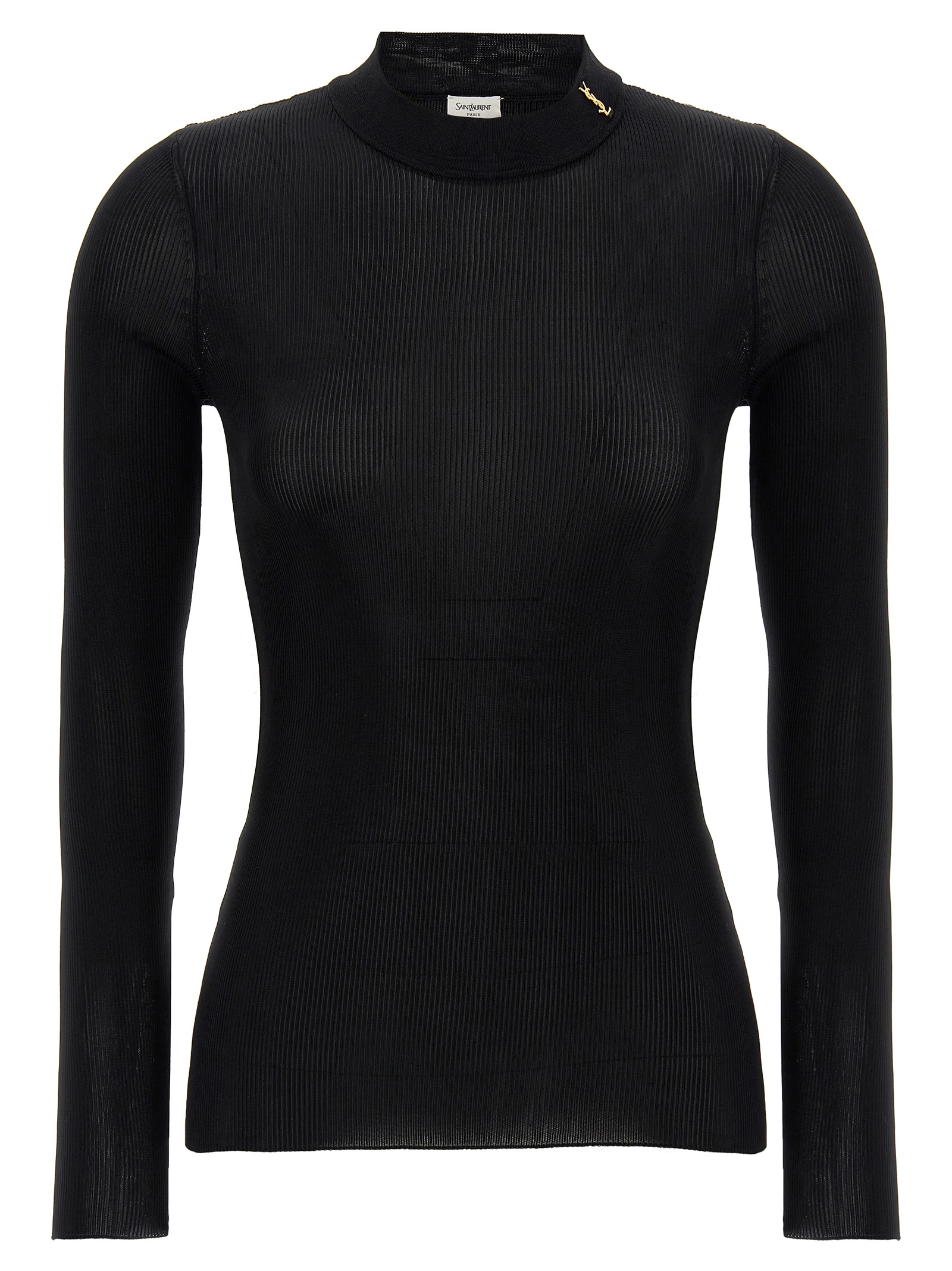 ‘Cassandra’ silk top 654478Y75AI1000 (Saint Laurent / Tシャツ・カットソー ) | Saint Laurent (サンローラン)